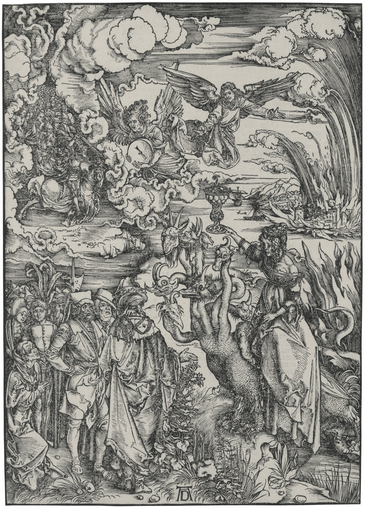 宗教故事诠释主题 - 启示录场景描绘 - 展现宗教启示神秘场景 