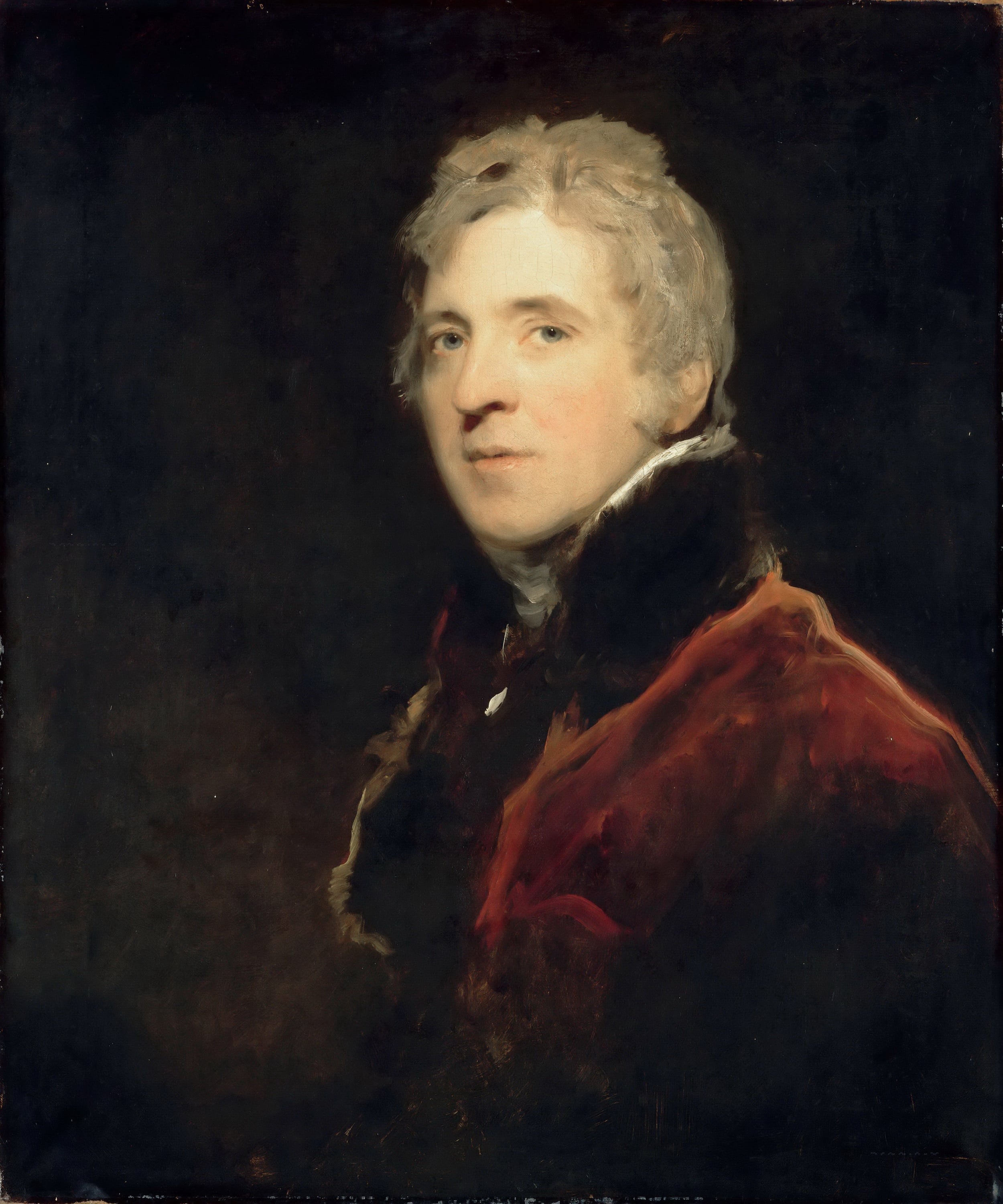 贵族肖像绘制主题 - 未知人物肖像 - 展现贵族人物的庄重形象 