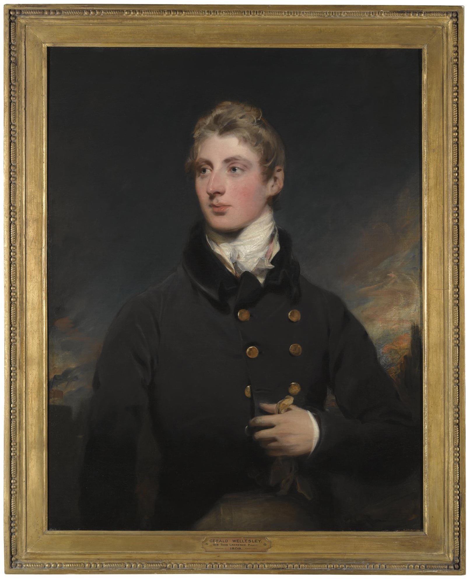 贵族肖像绘制主题 - 杰拉尔德·韦尔斯利 - 展现贵族男子优雅神态 