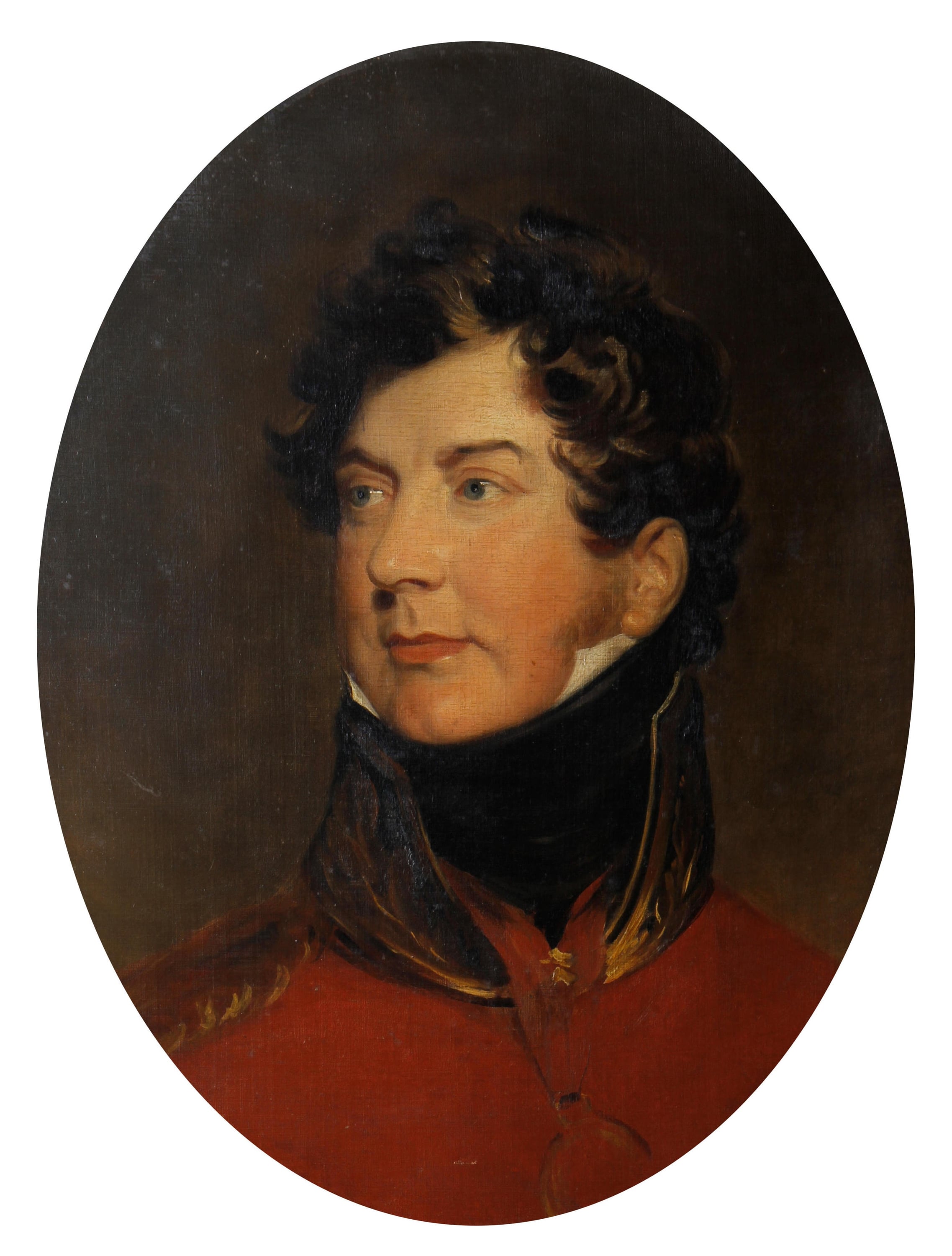 贵族肖像绘制主题 - 无名人物肖像 - 男子身着戎装的肖像 