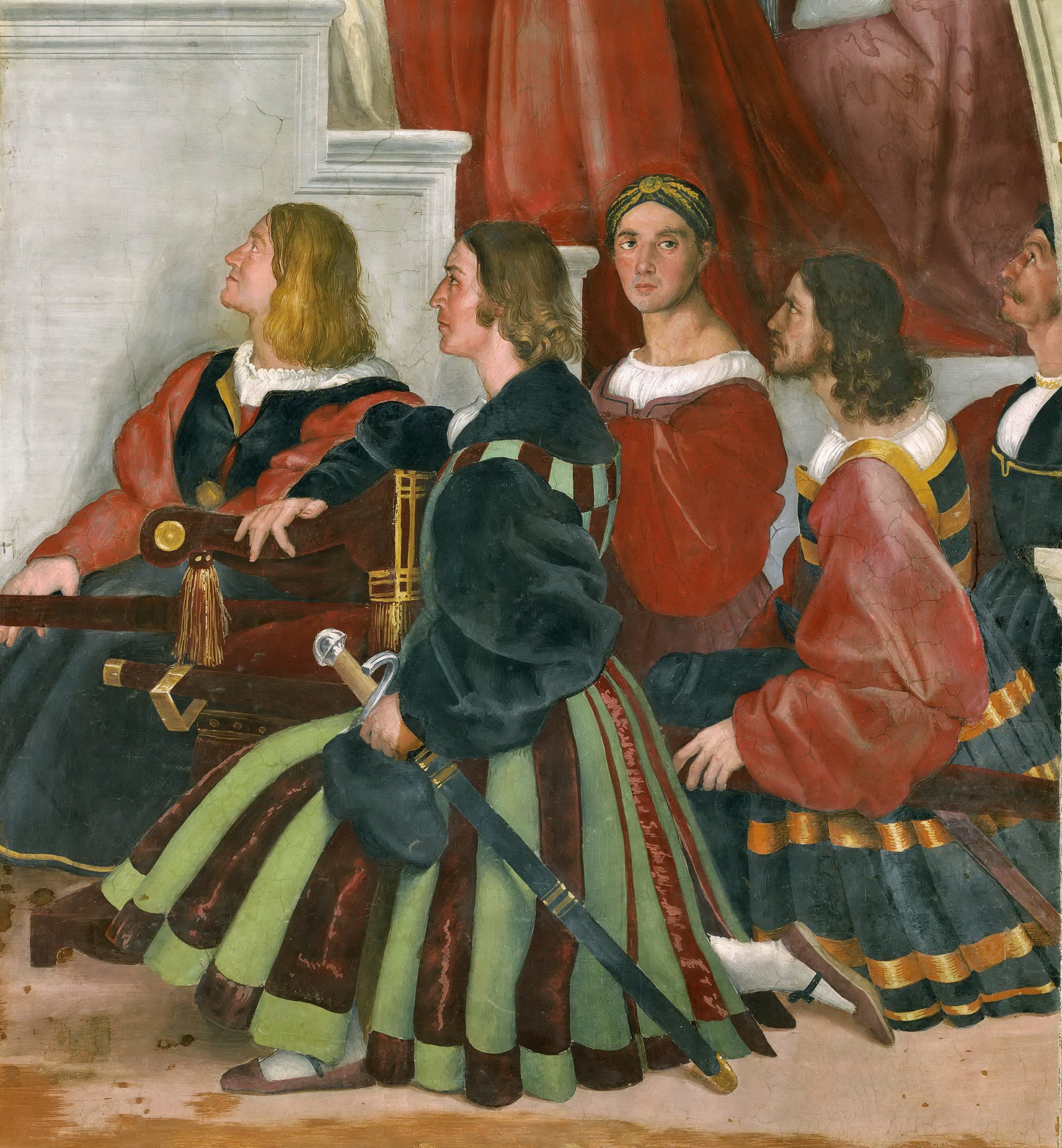 古典美学体现主题 - 无明确作品名 - 人物着装精美姿态优雅 