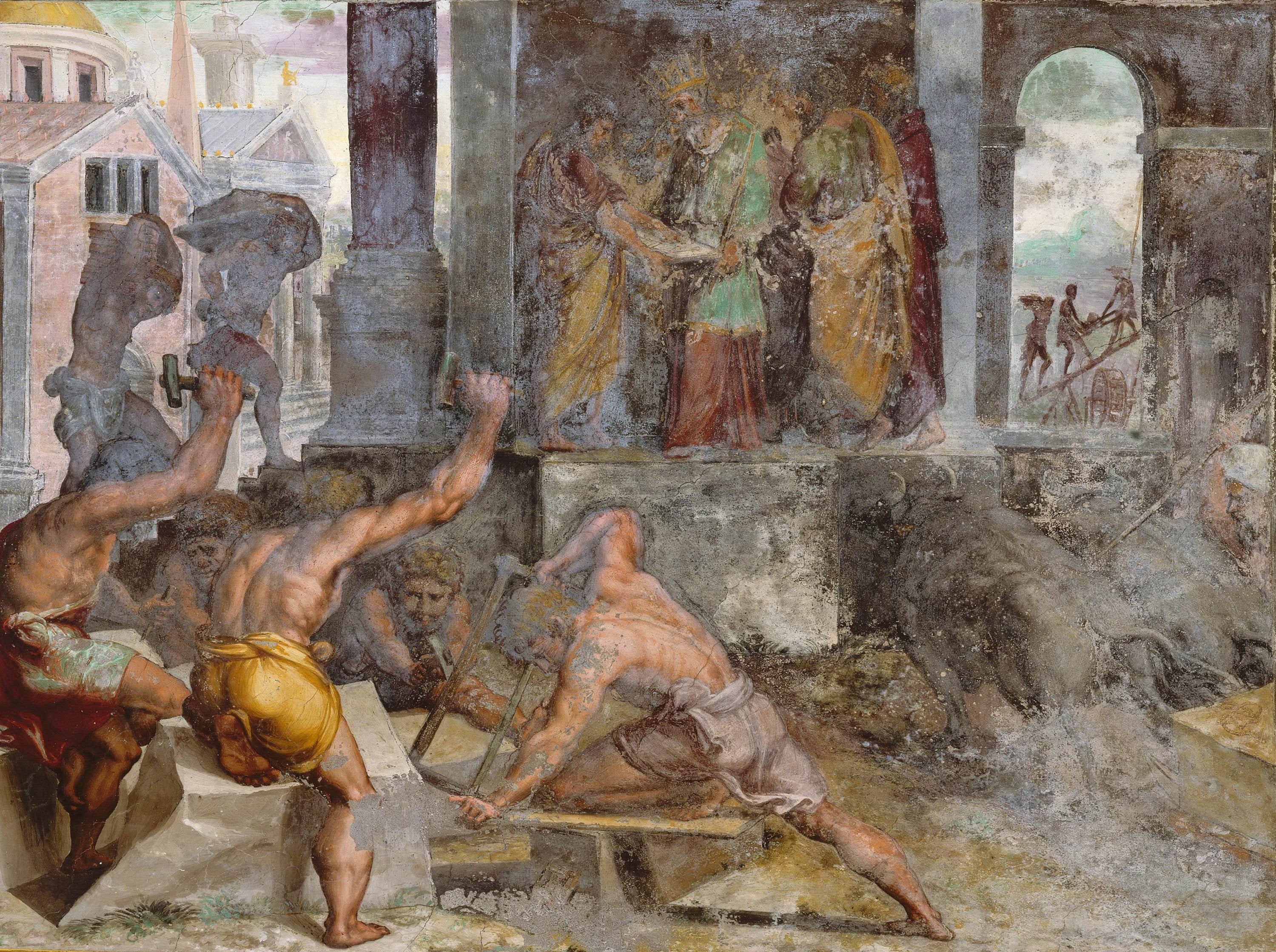 历史故事讲述主题 - 未知名历史题材画作 - 展现历史场景人物活动 