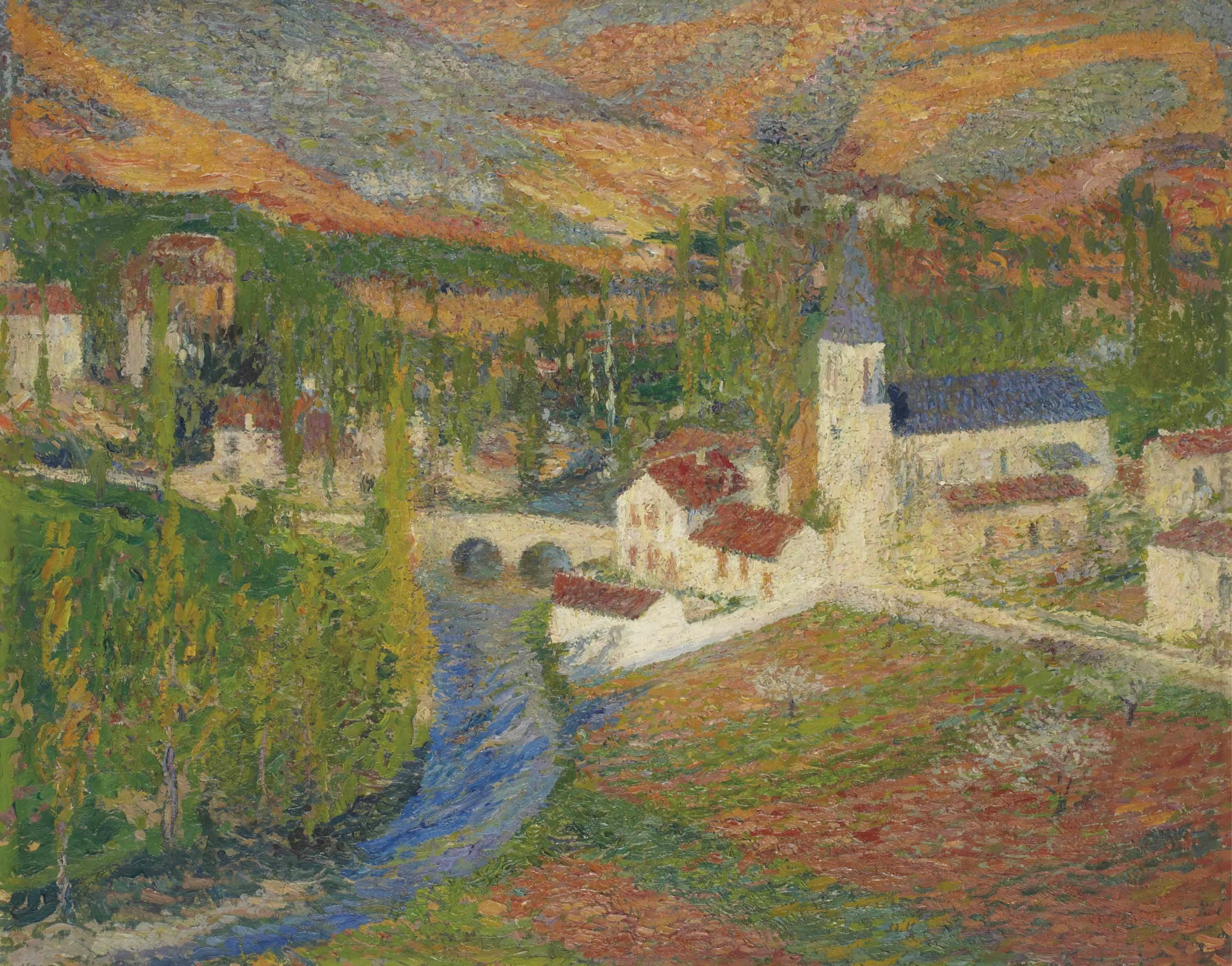 风景诗意主题 - 村庄风景 - 色彩斑斓的村庄景致 