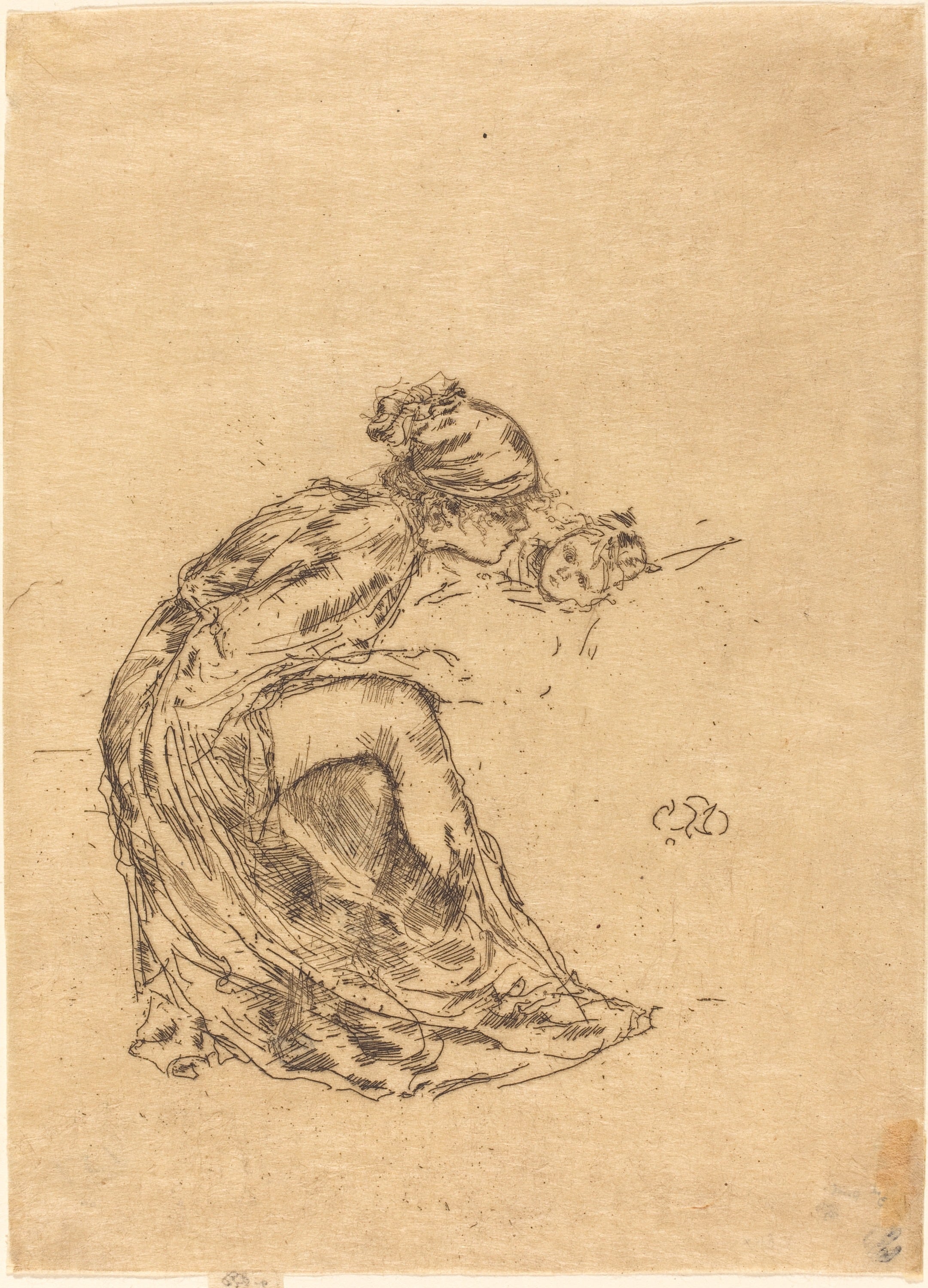 人物肖像神韵主题 - 佚名人物速写 - 速写展现人物优雅姿态 