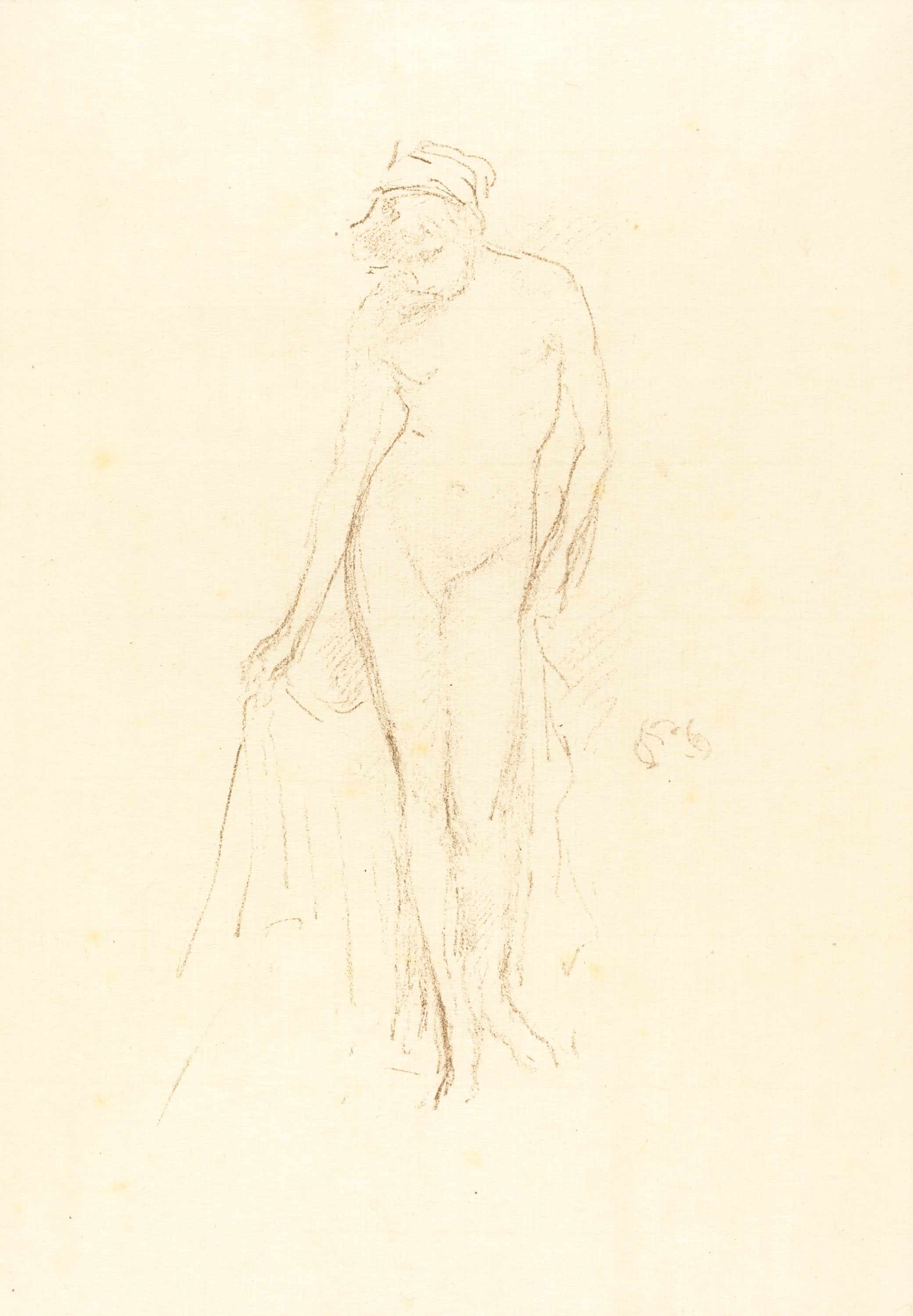 人物肖像神韵主题 - 未命名人体素描 - 勾勒人体姿态与神韵 