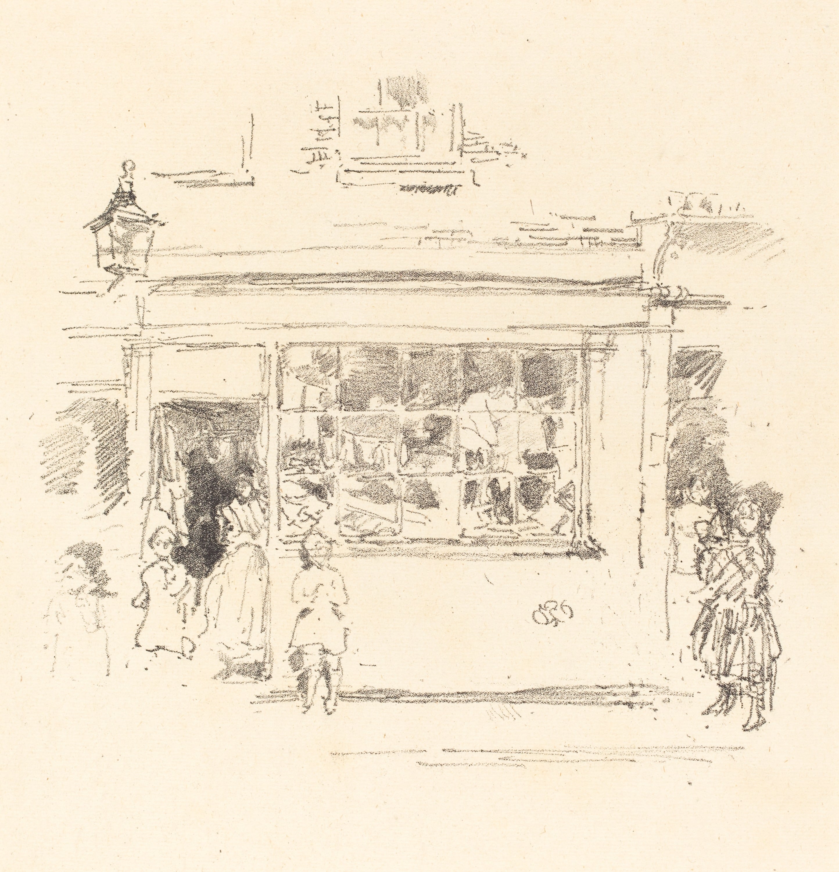 其他 - 未命名街景速写 - 简洁勾勒街景人物动态 