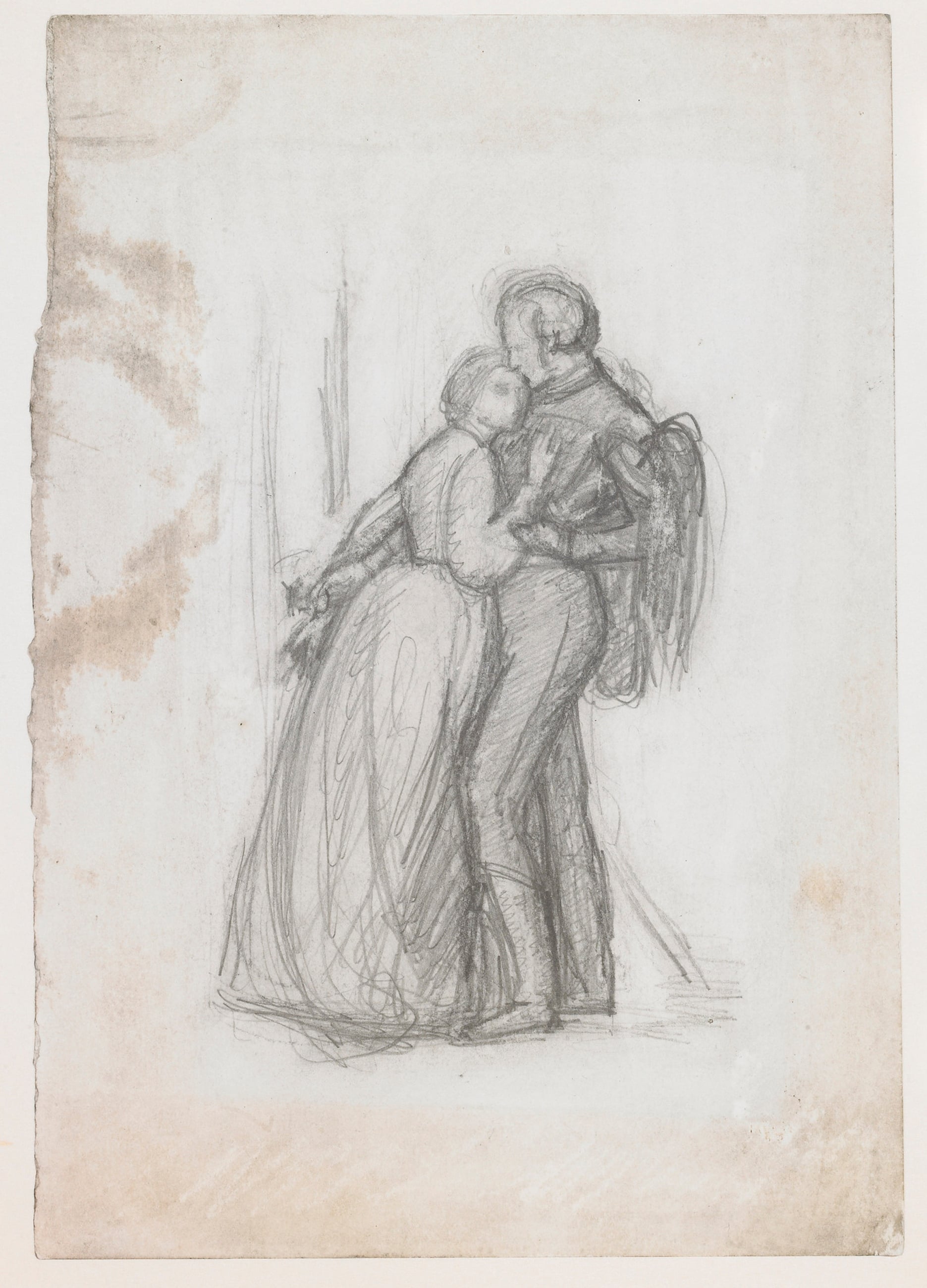 人物情感表达主题 - 无 - 男女亲昵展现情感瞬间 