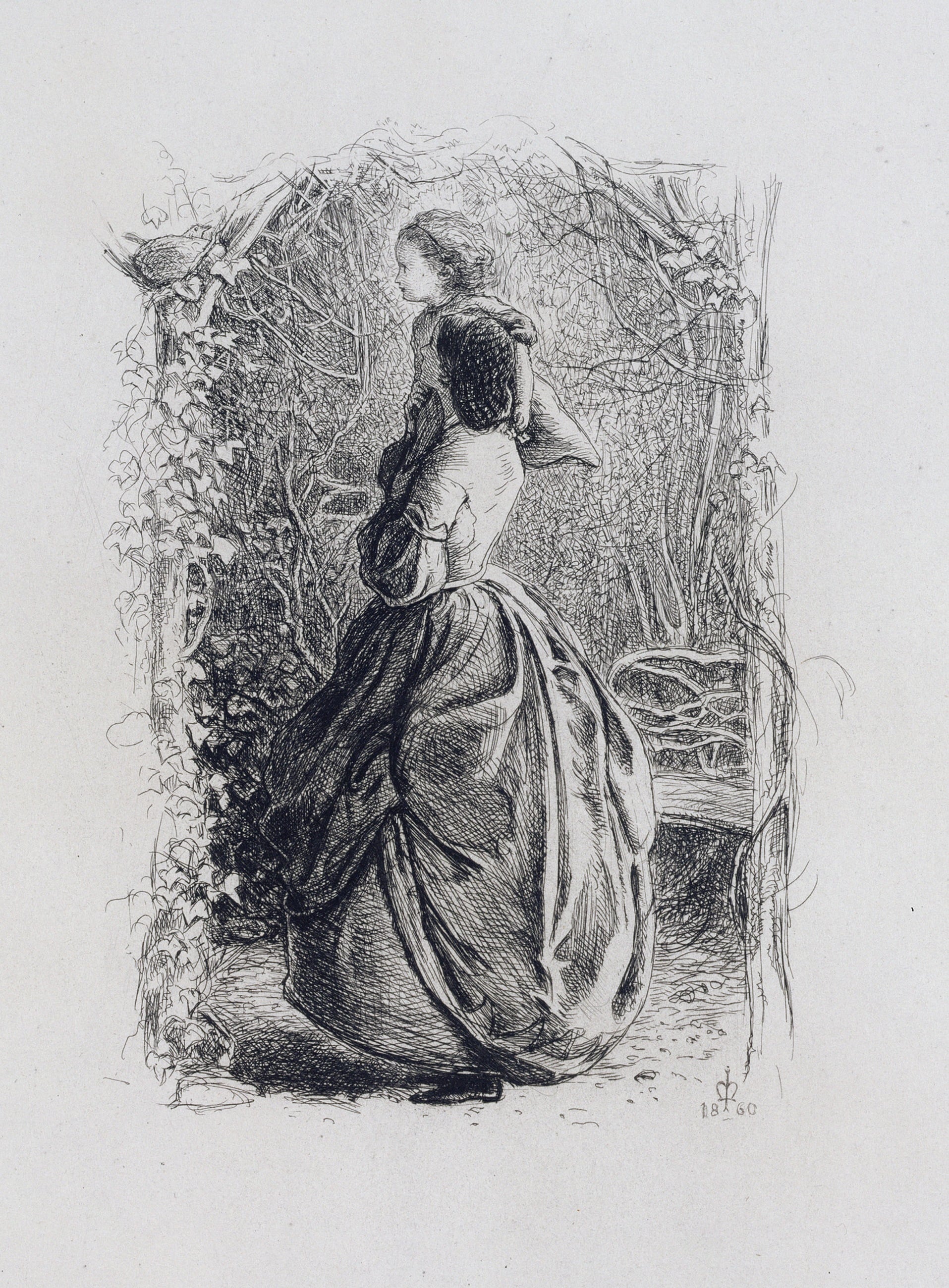 人物情感表达主题 - 抱娃女子与自然场景 - 女子抱娃于自然显温情 