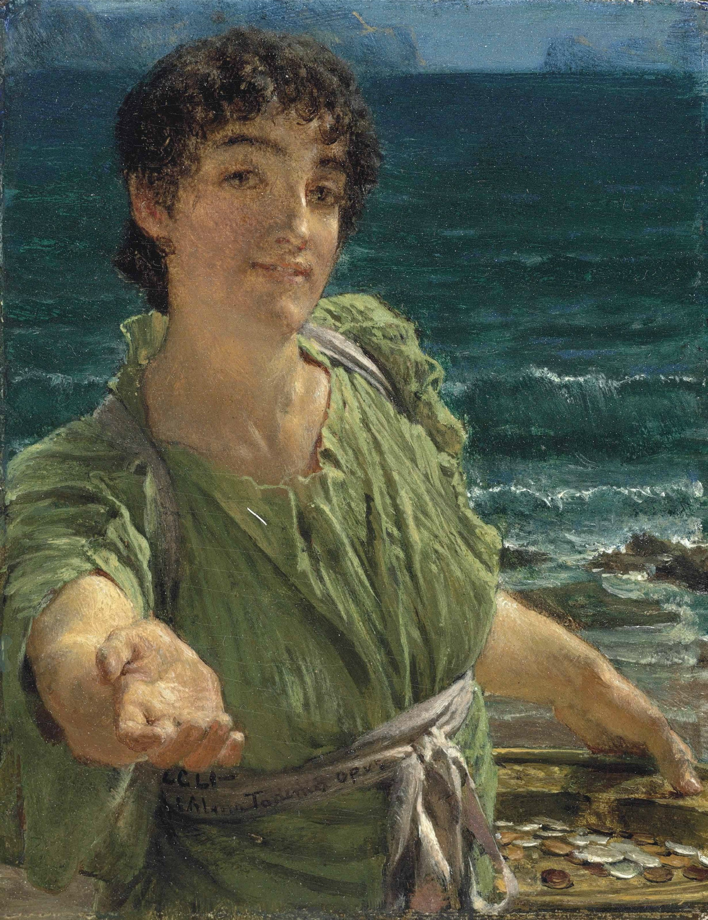 人物优雅姿态主题 - 未知 - 女子海边展优雅姿态 