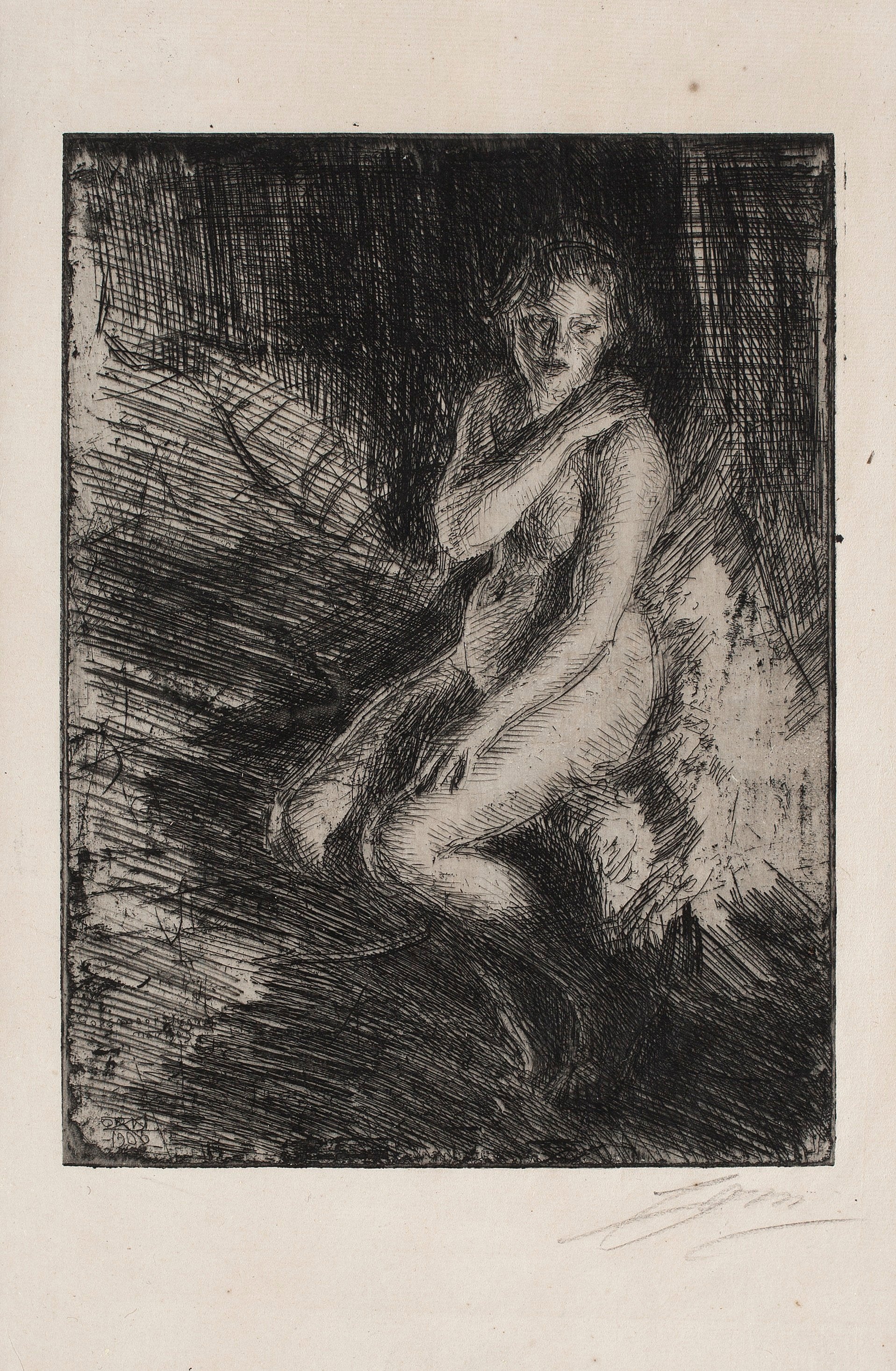 裸体艺术表现主题 - 无 - 描绘裸体女性姿态神情 