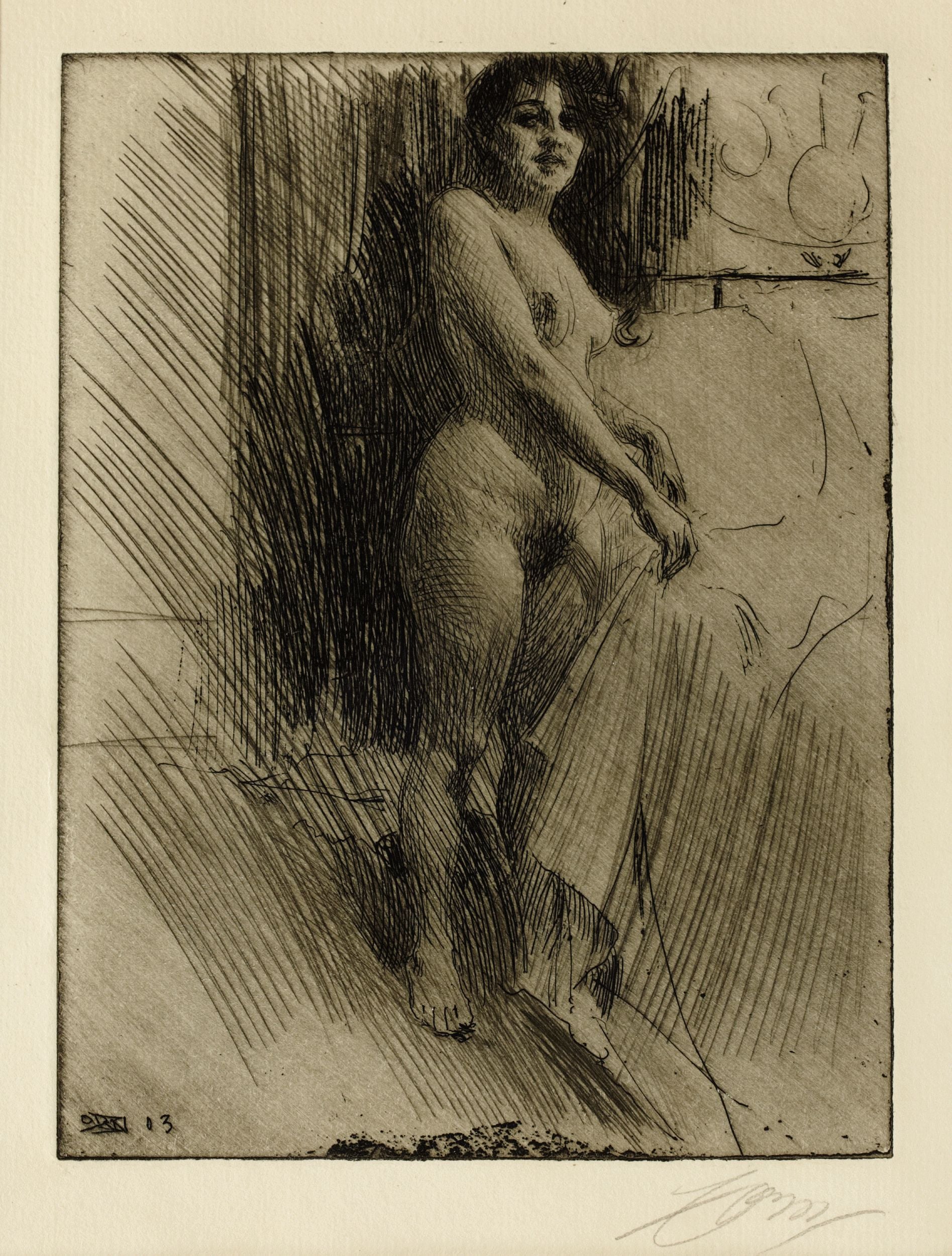 裸体艺术表现主题 - 无题 - 女性裸体姿态的艺术描绘 