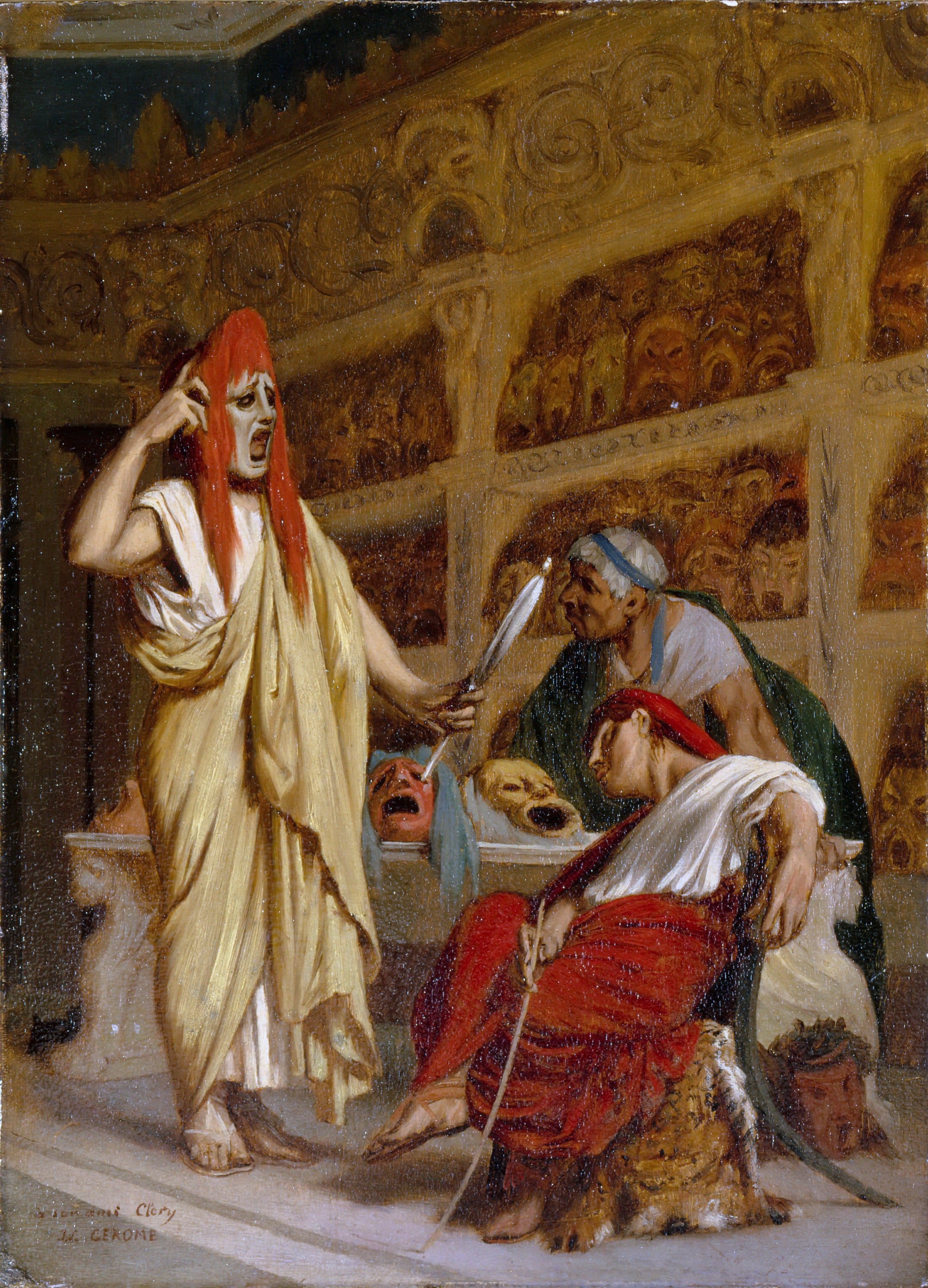 历史场景再现主题 - 未知名历史场景画作 - 展现古人特定场景瞬间 