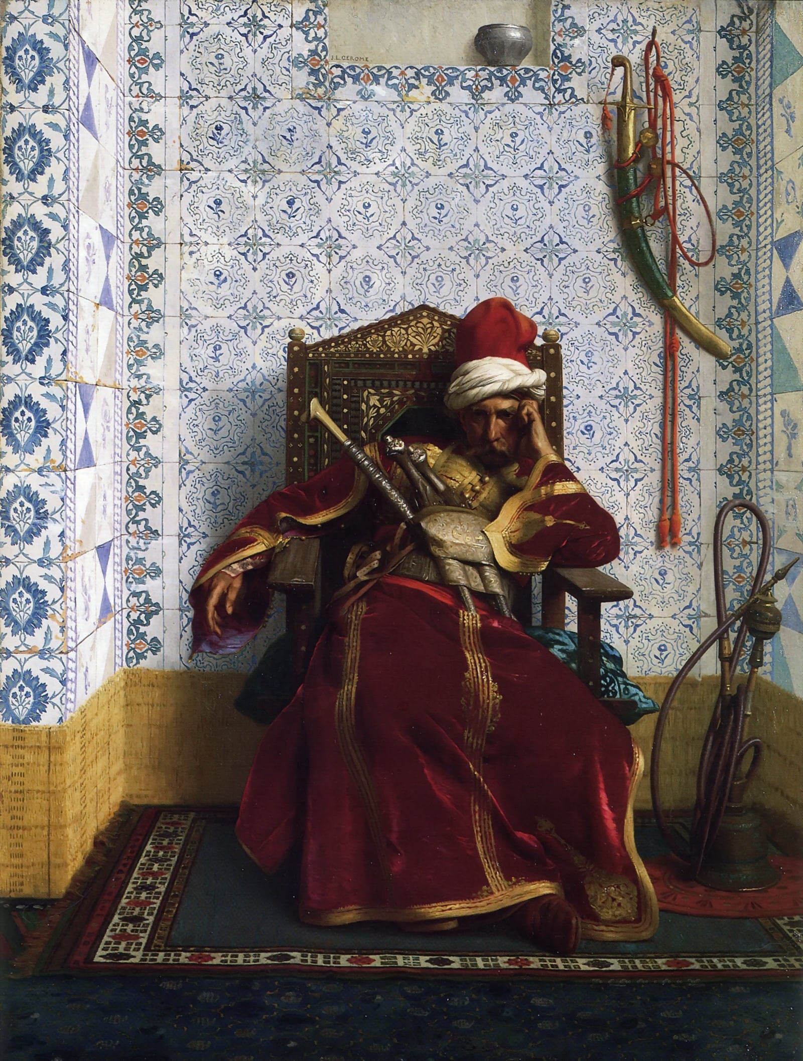 东方风情展现主题 - 未知名画作 - 绘东方人物独特风情 