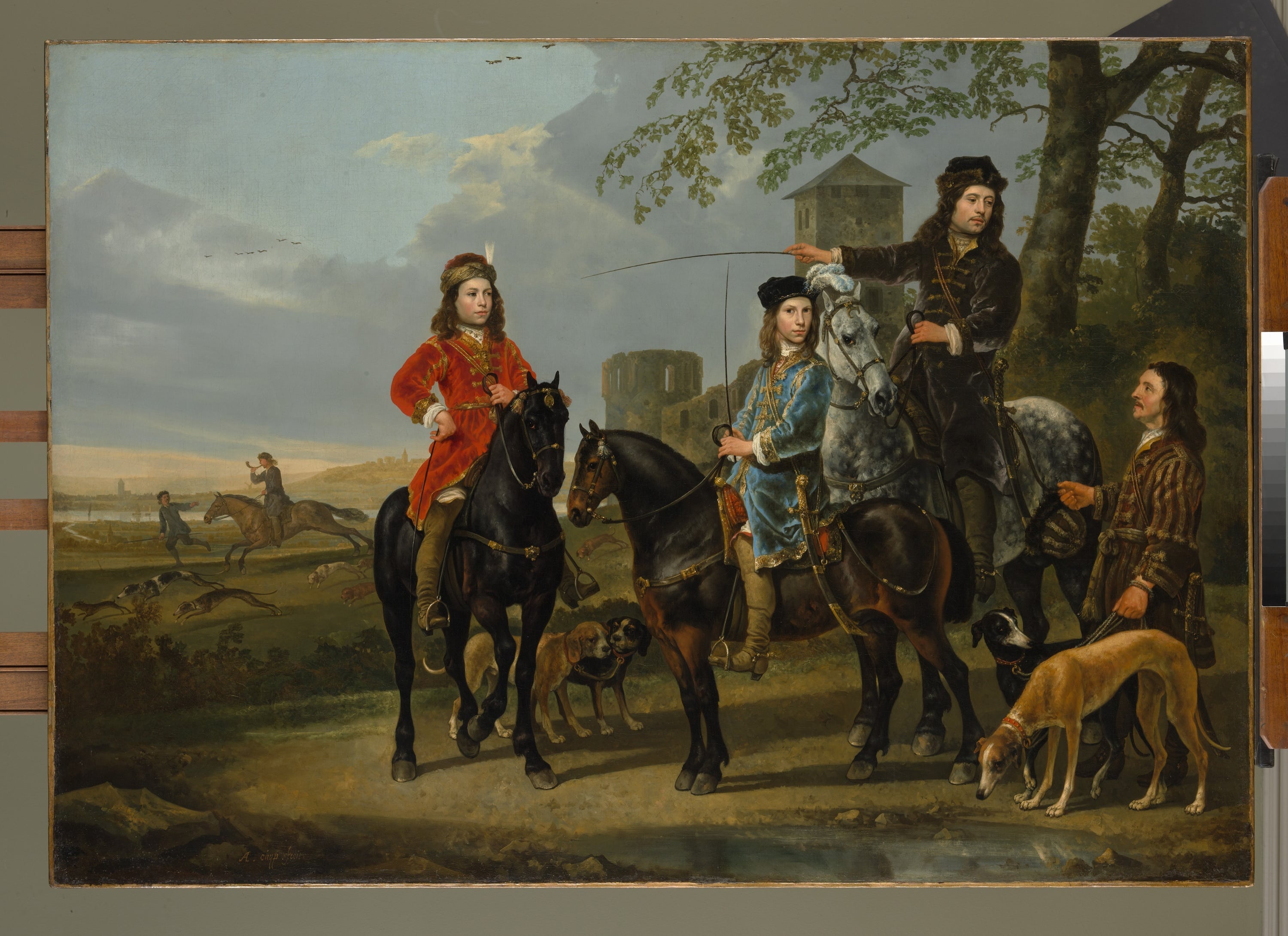 人物主题 - 骑马人物群像 - 描绘多人骑马场景画面 