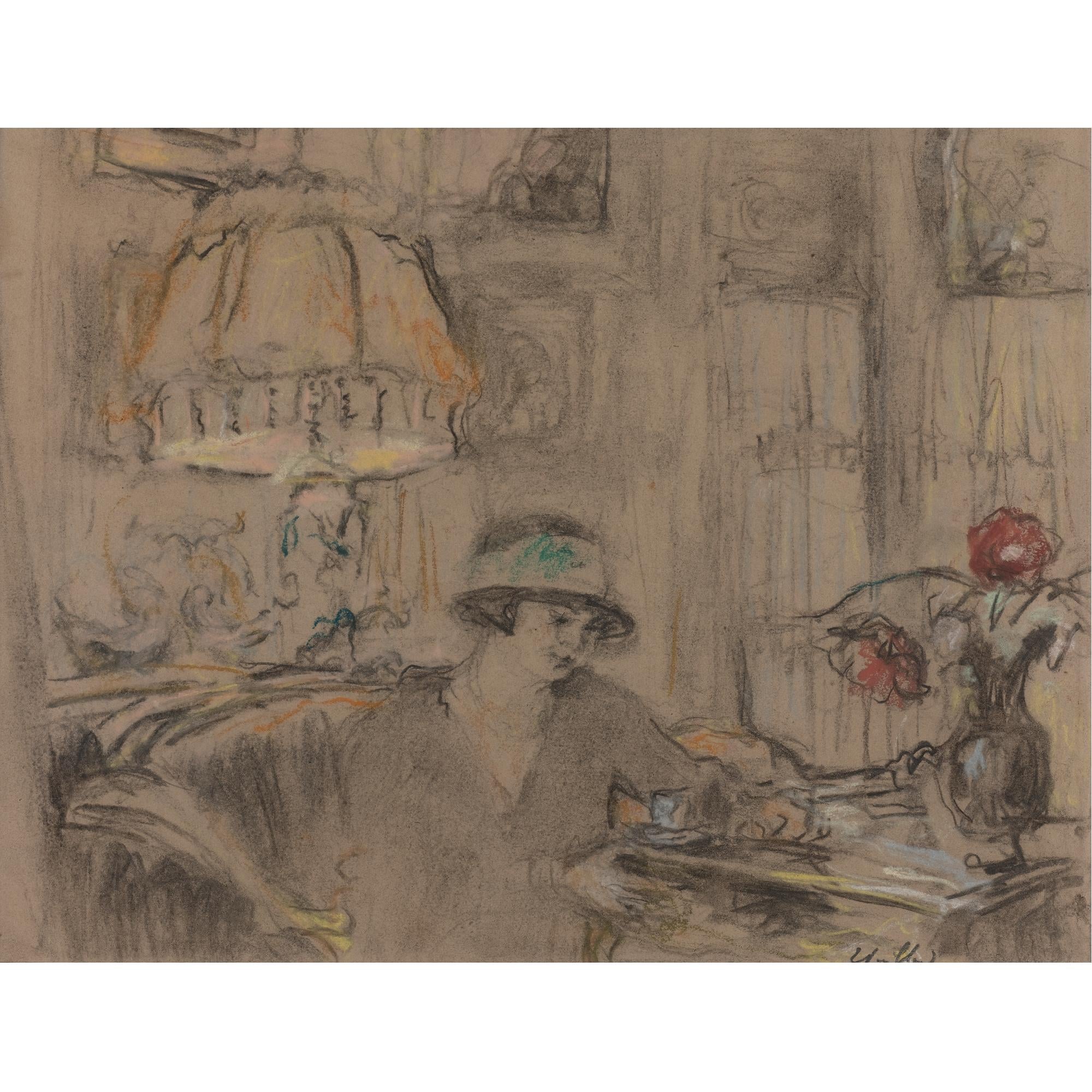 室内生活场景主题 - 无特定名字 - 女子室内静处氛围悠然 