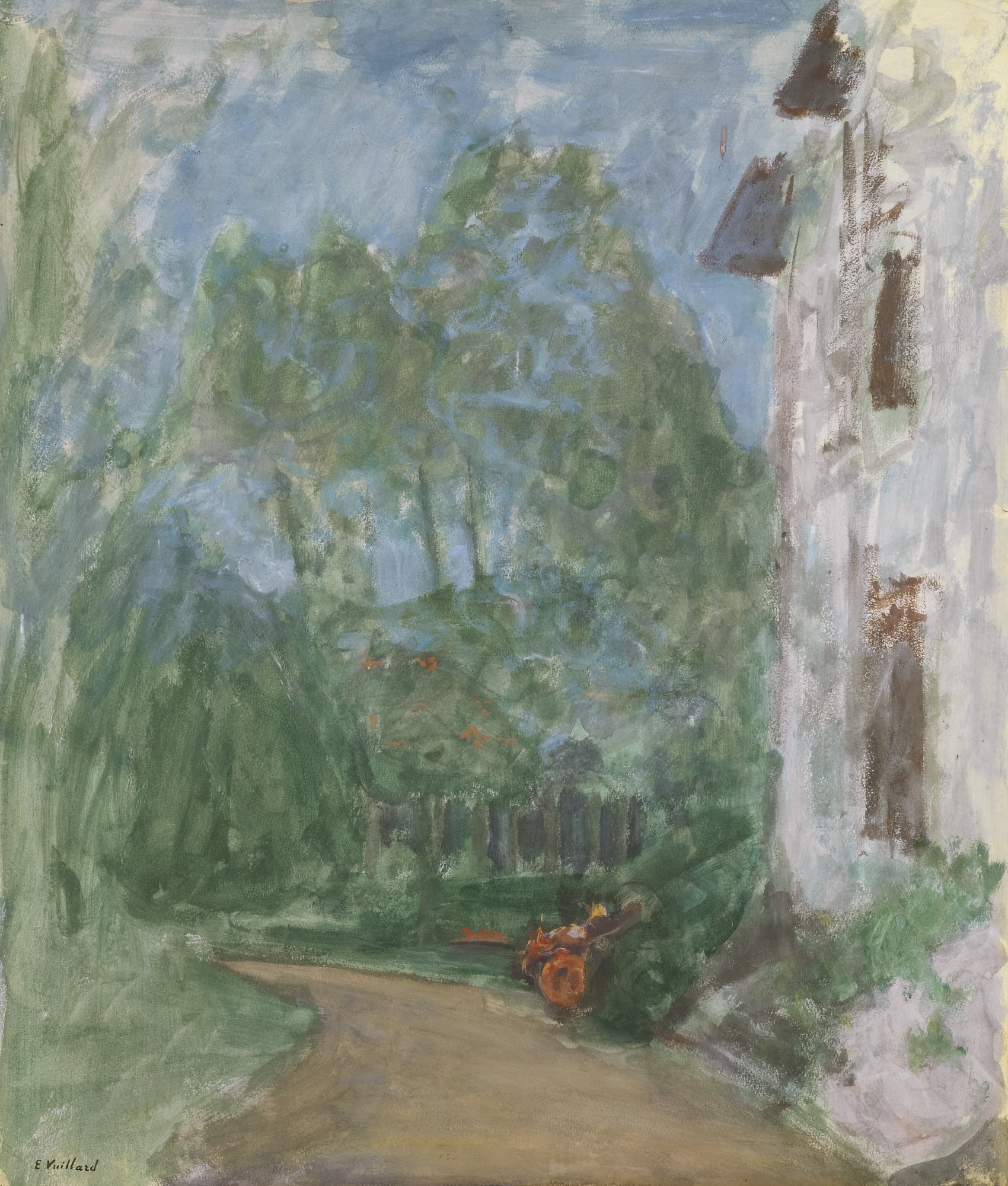 其他 - 无具体名字 - 描绘户外绿意小路景致 