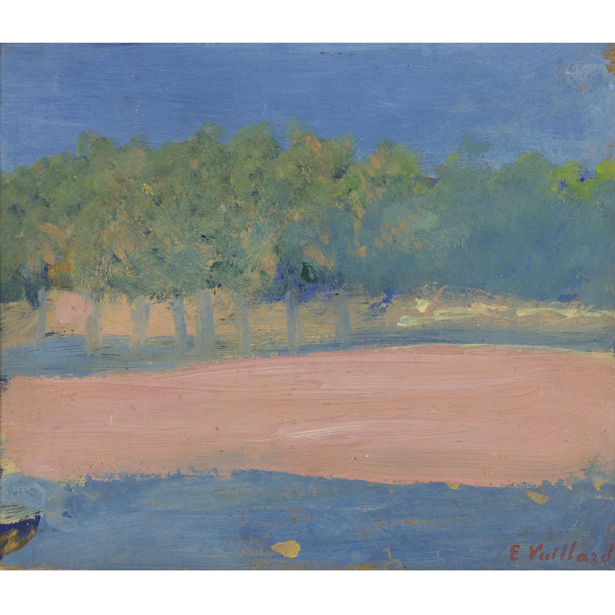 色彩装饰效果主题 - 无题 - 蓝绿粉色彩构成风景 