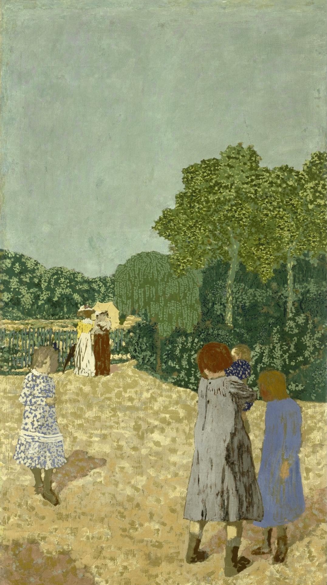 其他 - 《公园场景》 - 描绘公园中人物与景致 