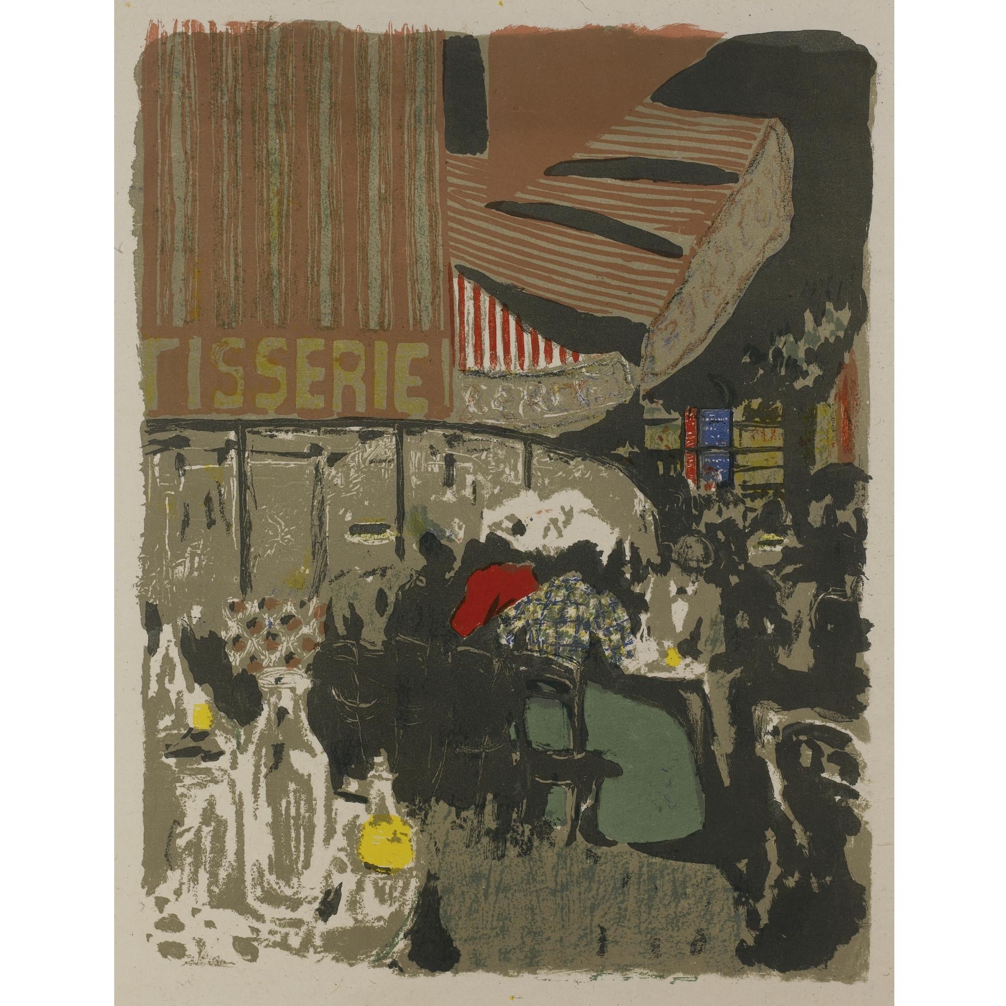 室内生活场景主题 - 街头咖啡馆 - 描绘街头咖啡馆的场景 