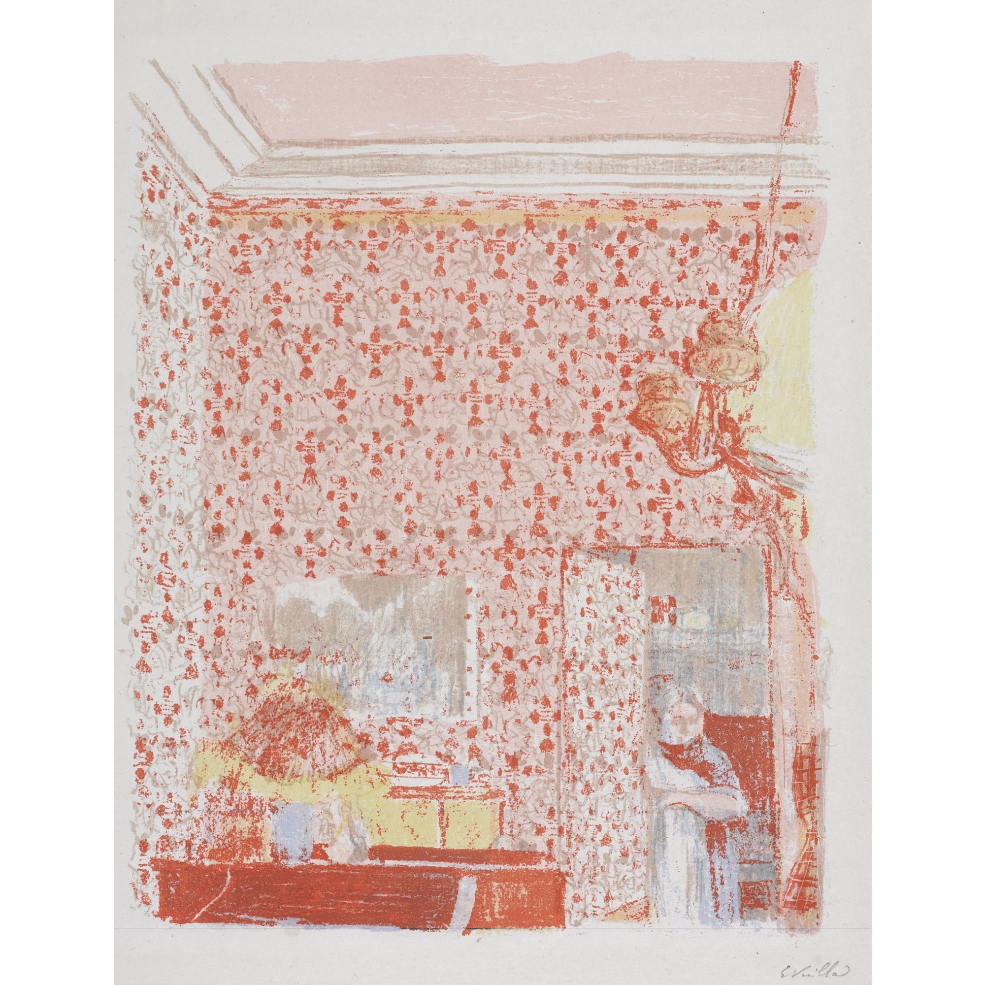 室内生活场景主题 - 未命名作品 - 展现室内花卉图案装饰 