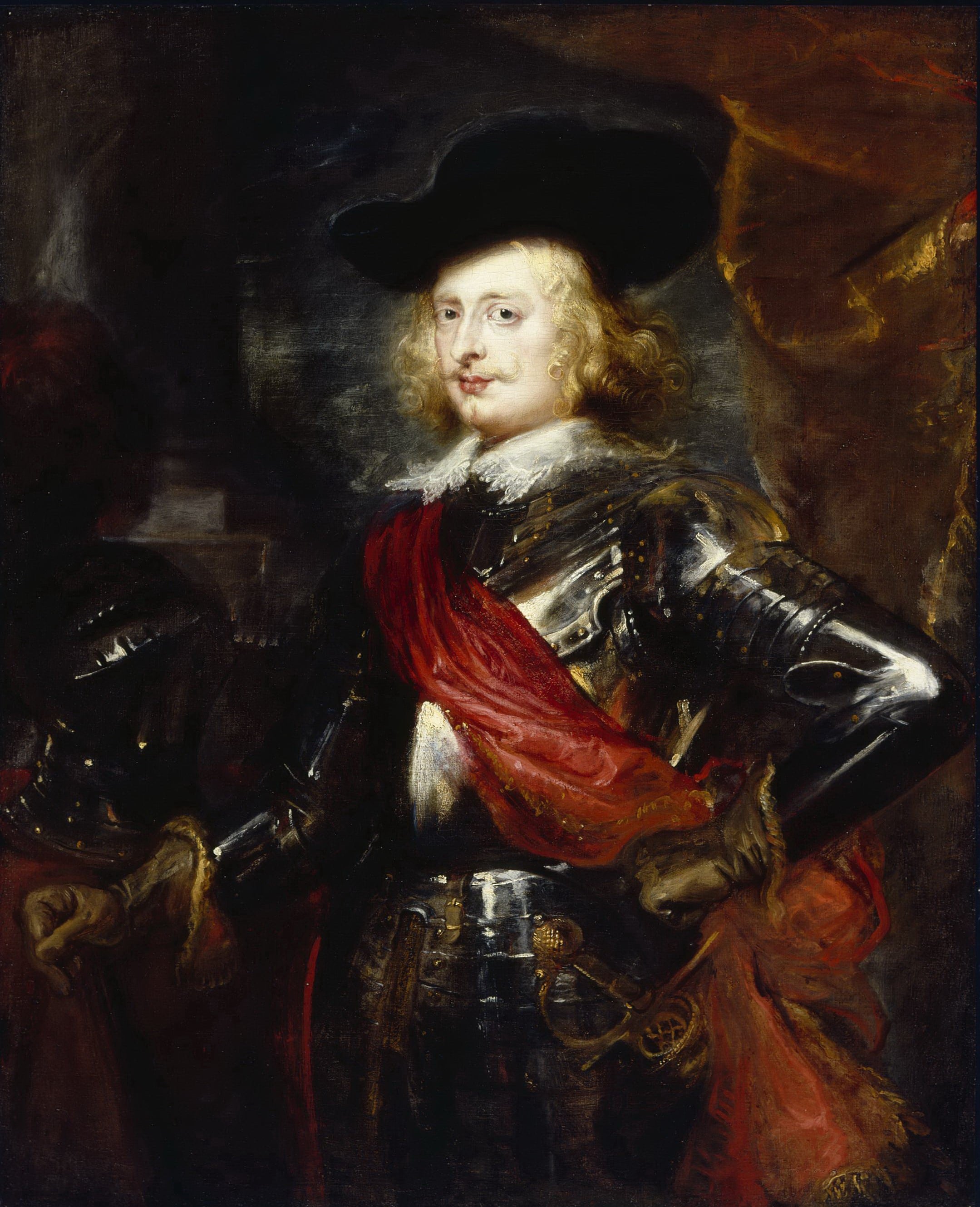 历史英雄事迹主题 - 查理一世骑马像 - 展现查理一世英武姿态 