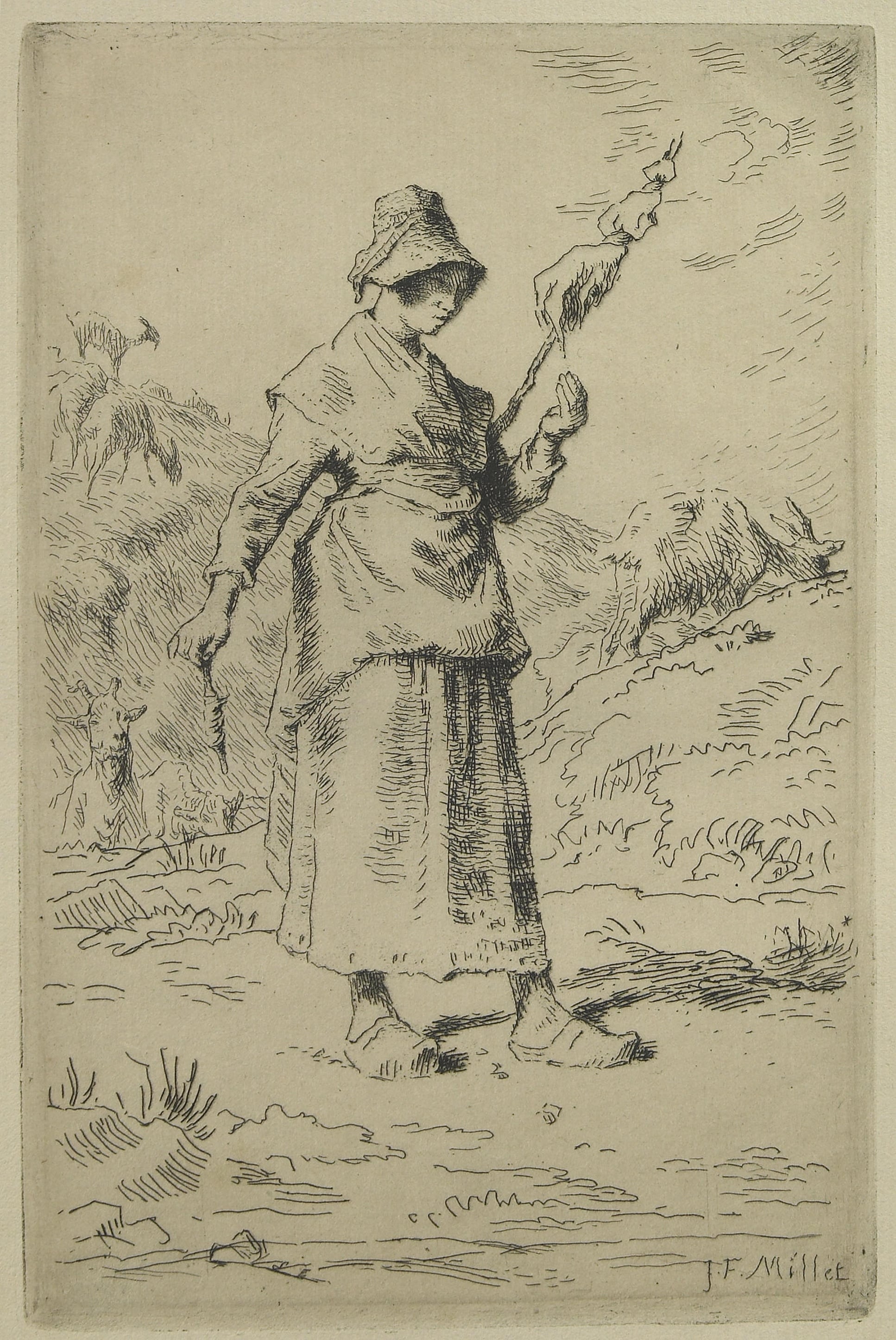 田园生活风情主题 - 牧羊女 - 描绘牧羊女的田园日常 