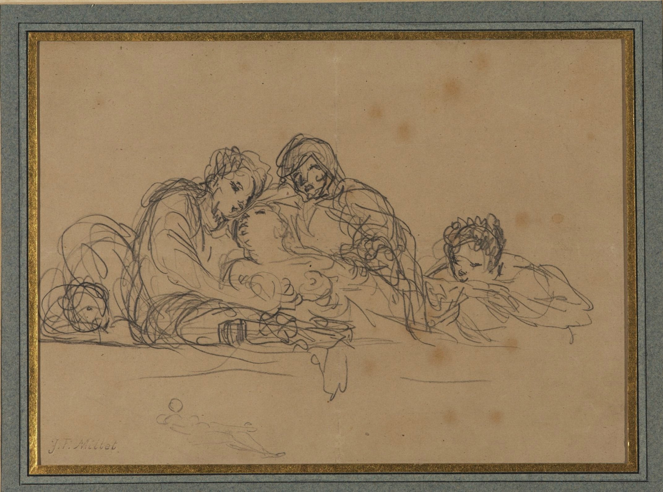 其他 - 未命名速写 - 人物姿态的简洁勾勒 