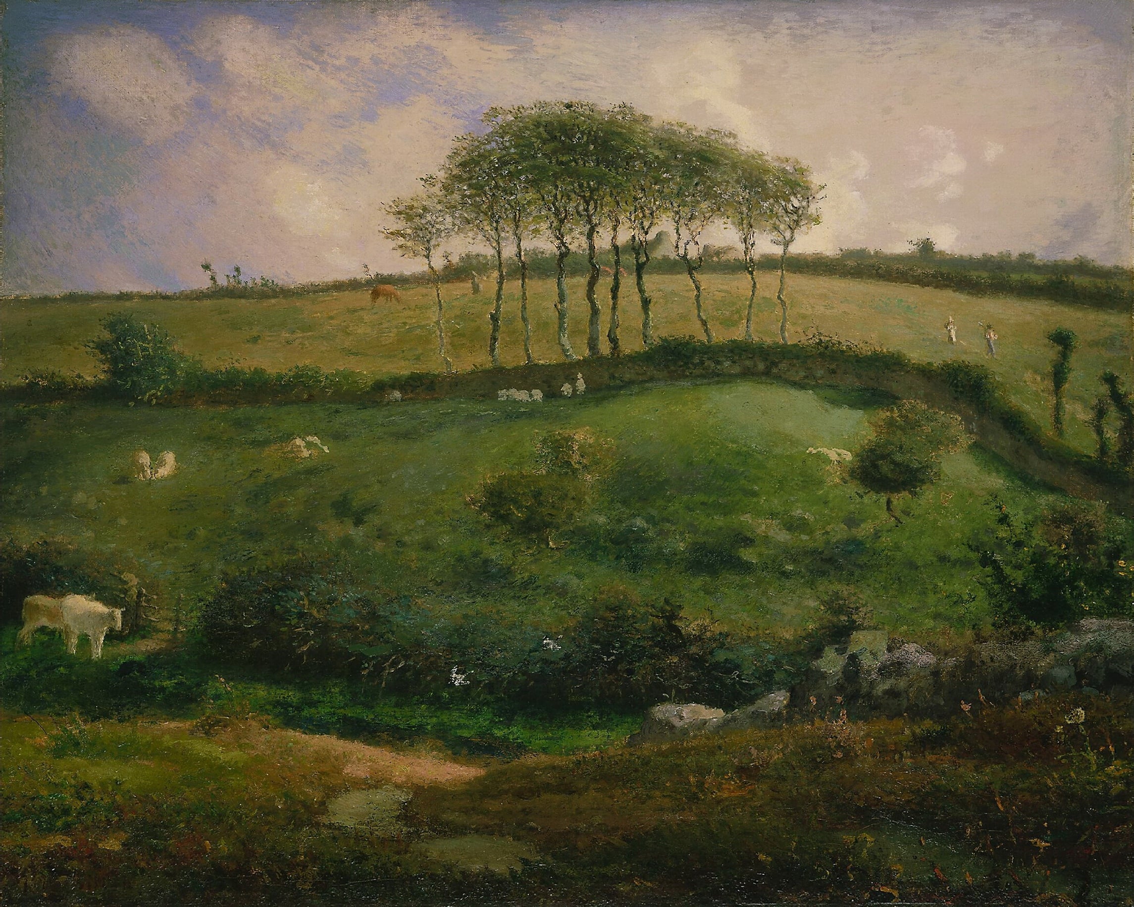 田园生活风情主题 - 未知名田园画作 - 展现田园静谧美好风光 