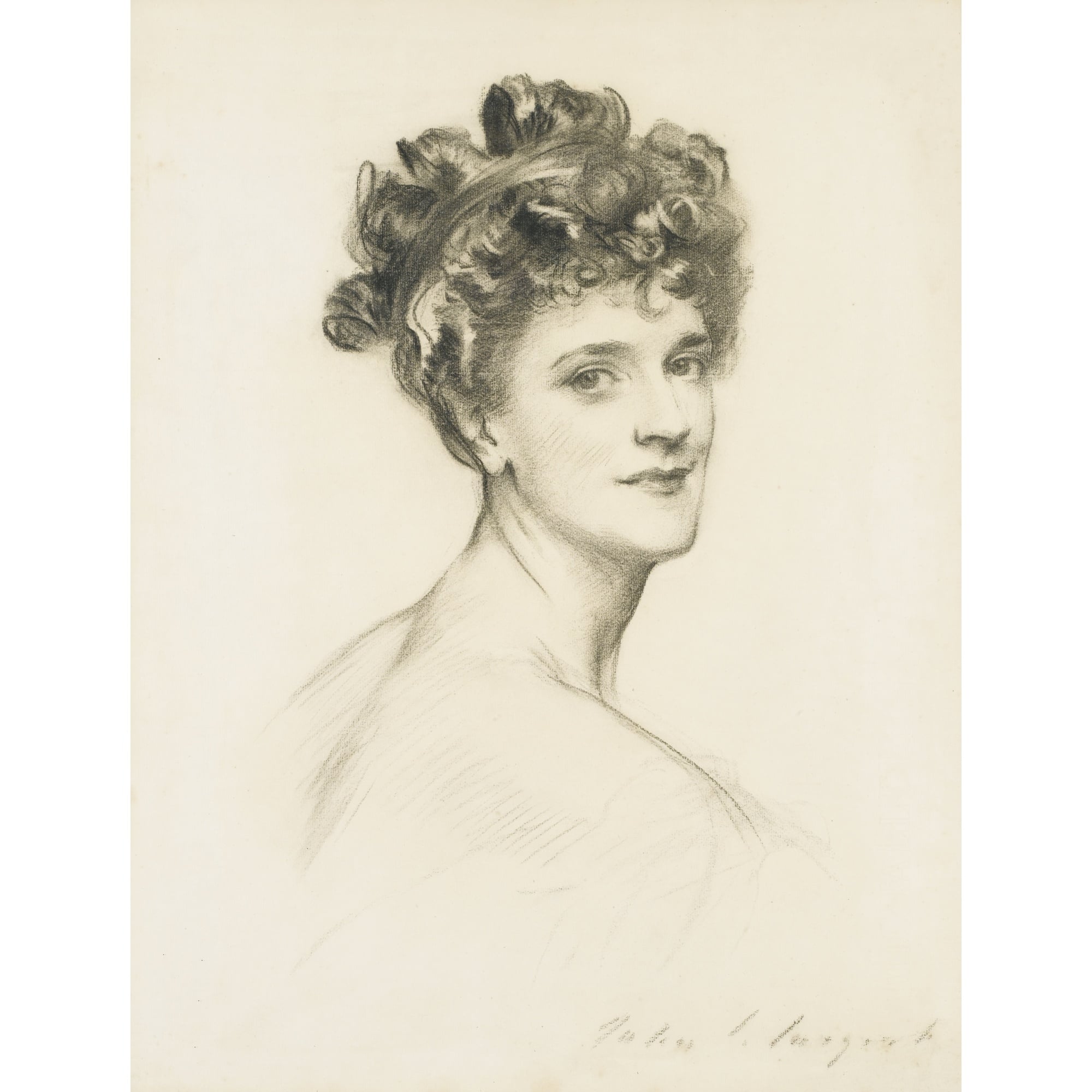 人物肖像神韵主题 - 女子肖像 - 勾勒女子优雅神态神韵 