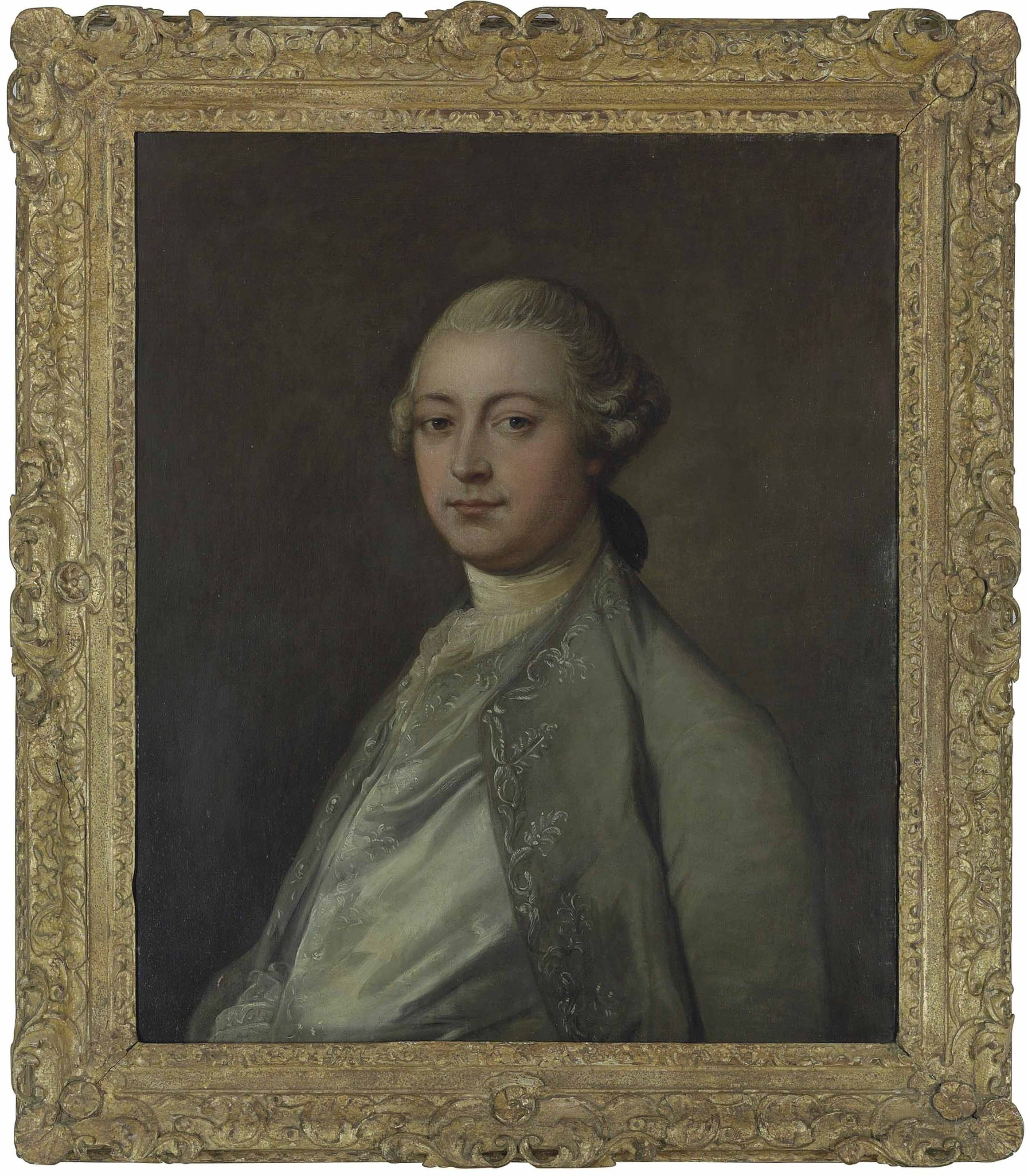 贵族肖像描绘主题 - 未知 - 展现贵族男子优雅风貌 