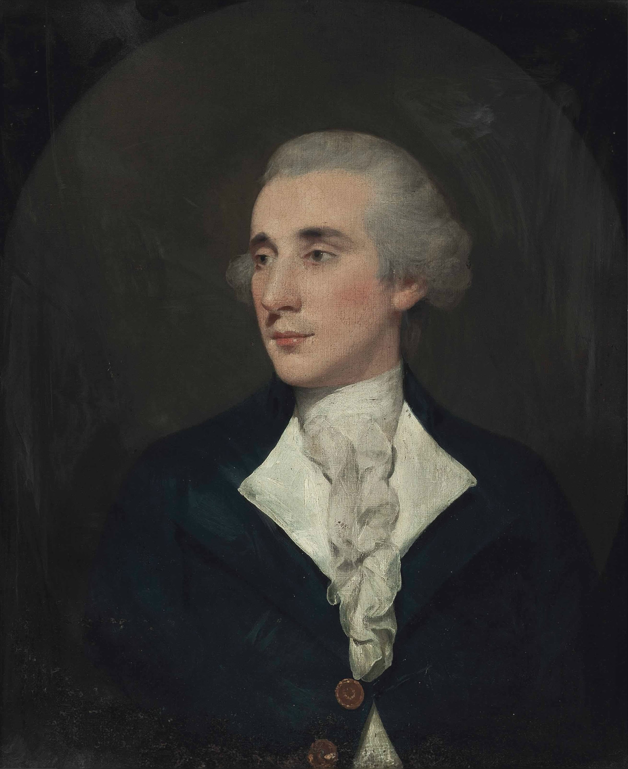 贵族肖像描绘主题 - 未知肖像 - 展现贵族男士优雅形象