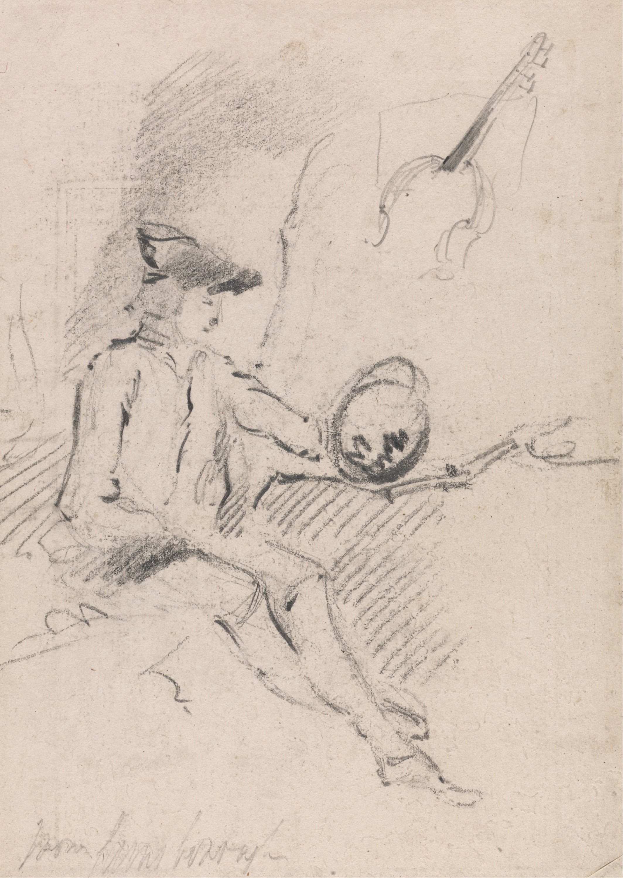 其他 - 未知名人物素描 - 人物持物姿态之速写 