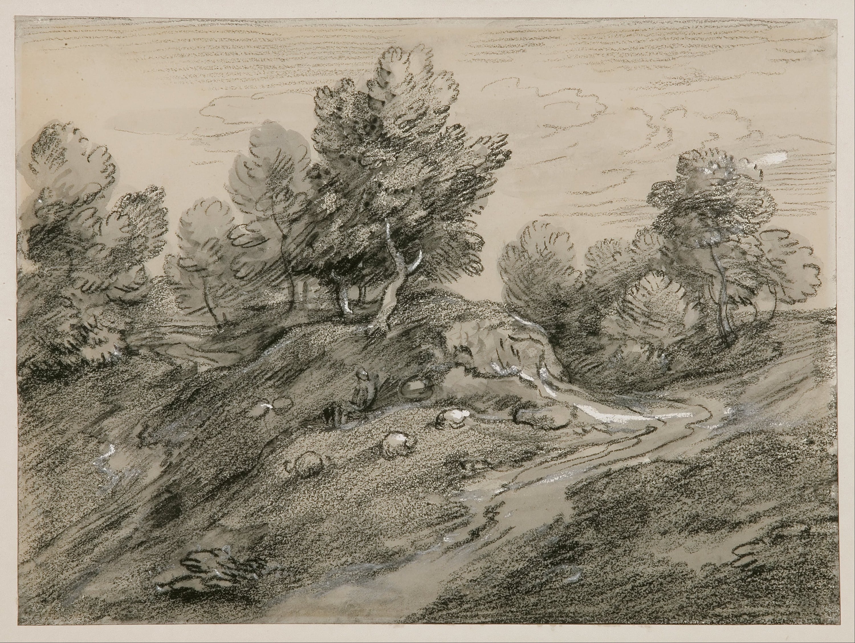 田园牧歌意境主题 - 无具体名字 - 描绘自然中的静谧景致 