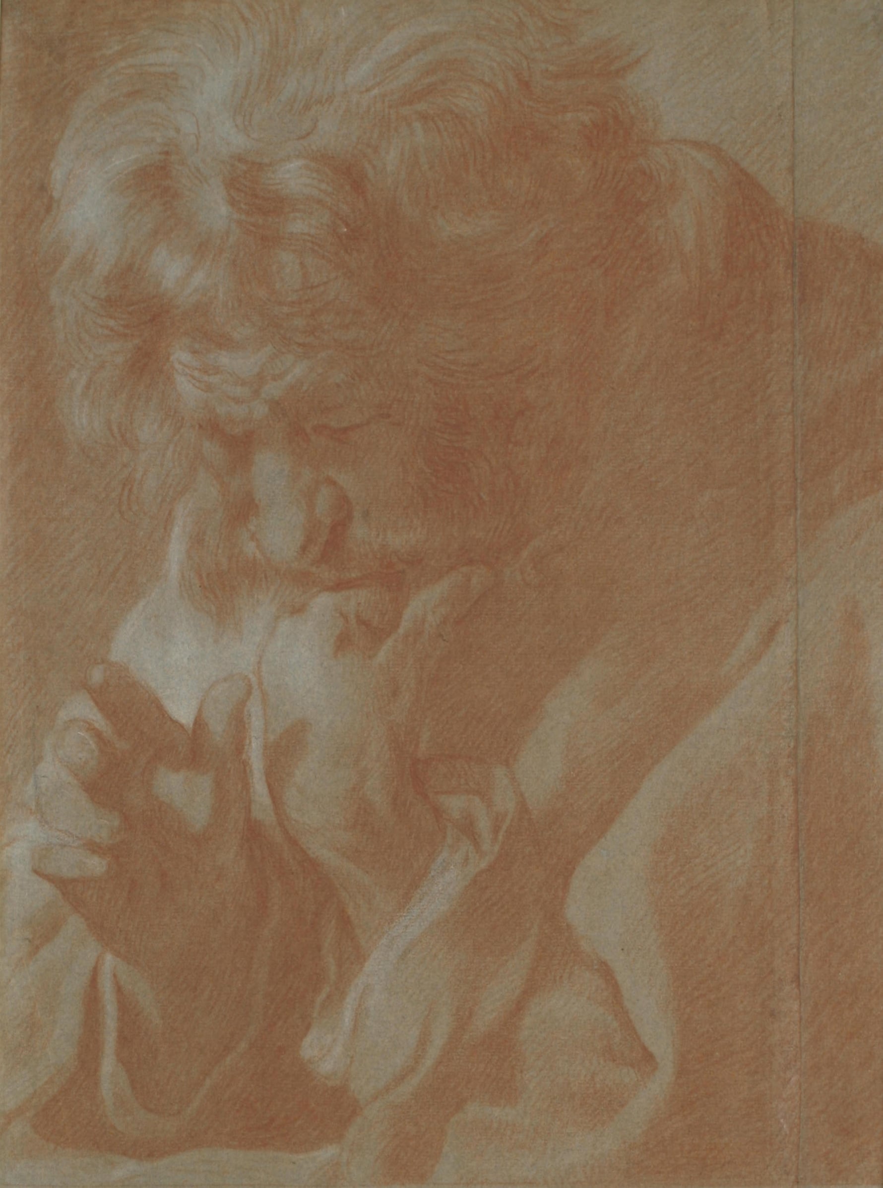 其他 - 未知名人物素描 - 单人素描展现人物神态 