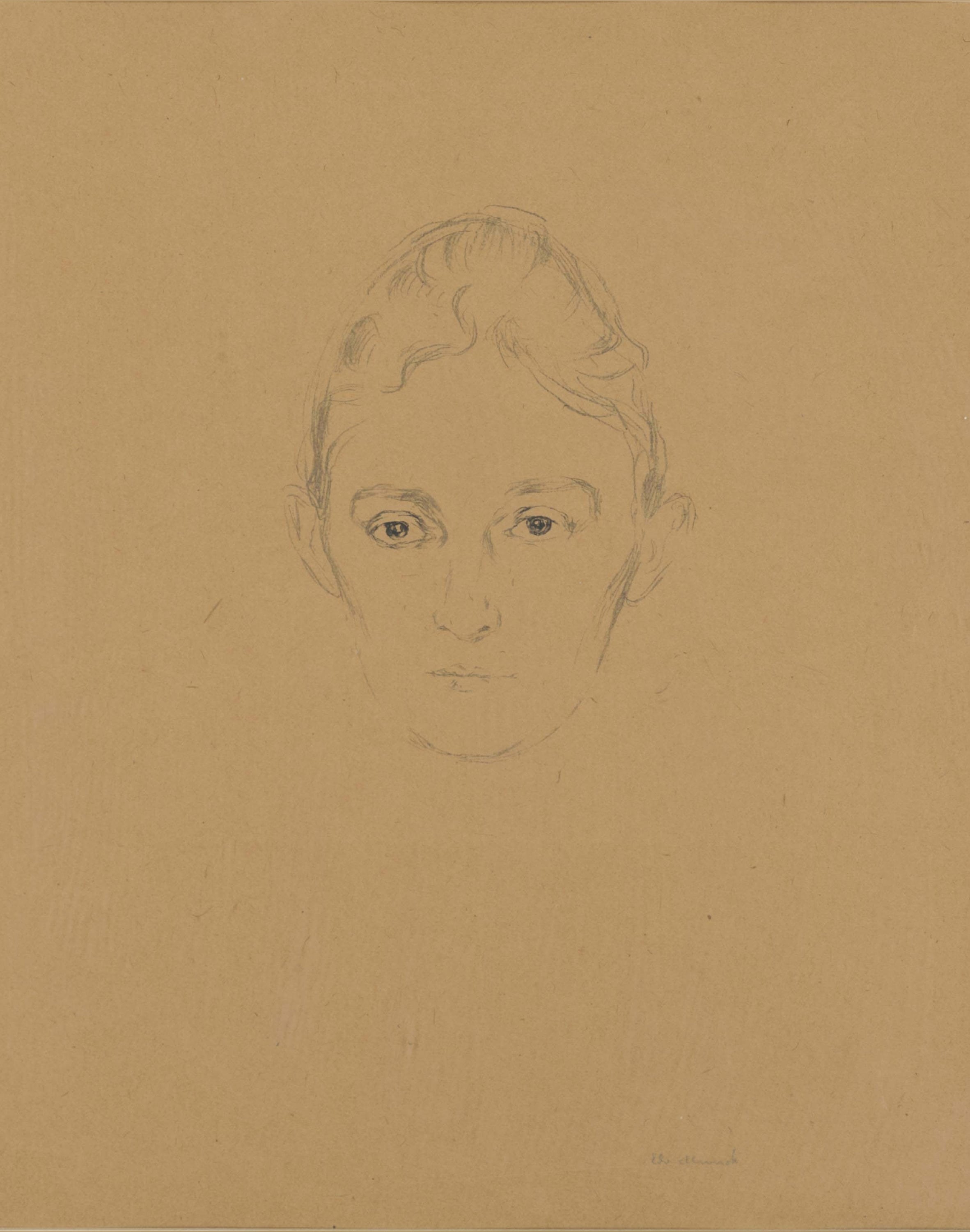 其他 - 无题 - 简洁线条勾勒人物面容 