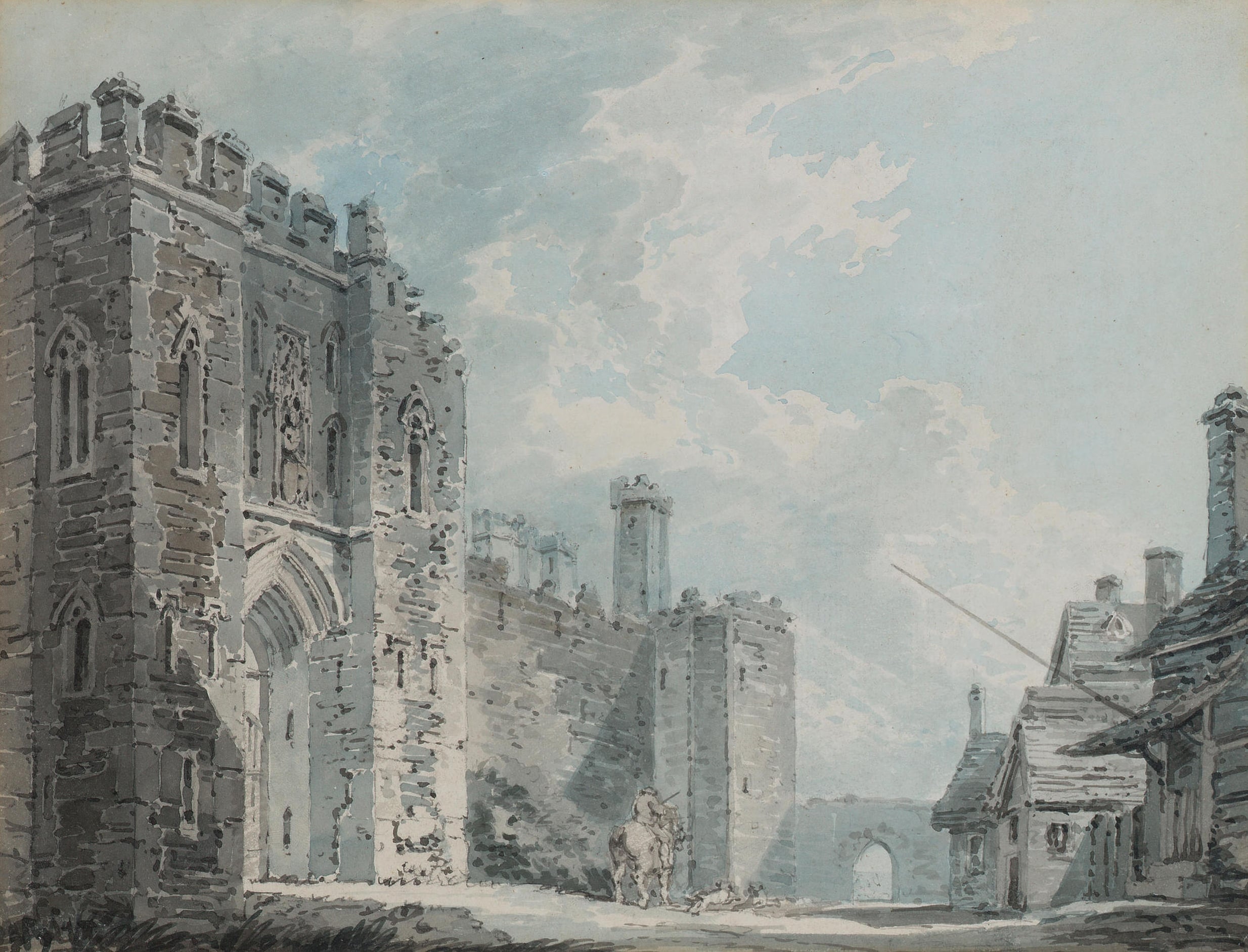 其他 - 未知名城堡画作 - 城堡建筑与周边景致 