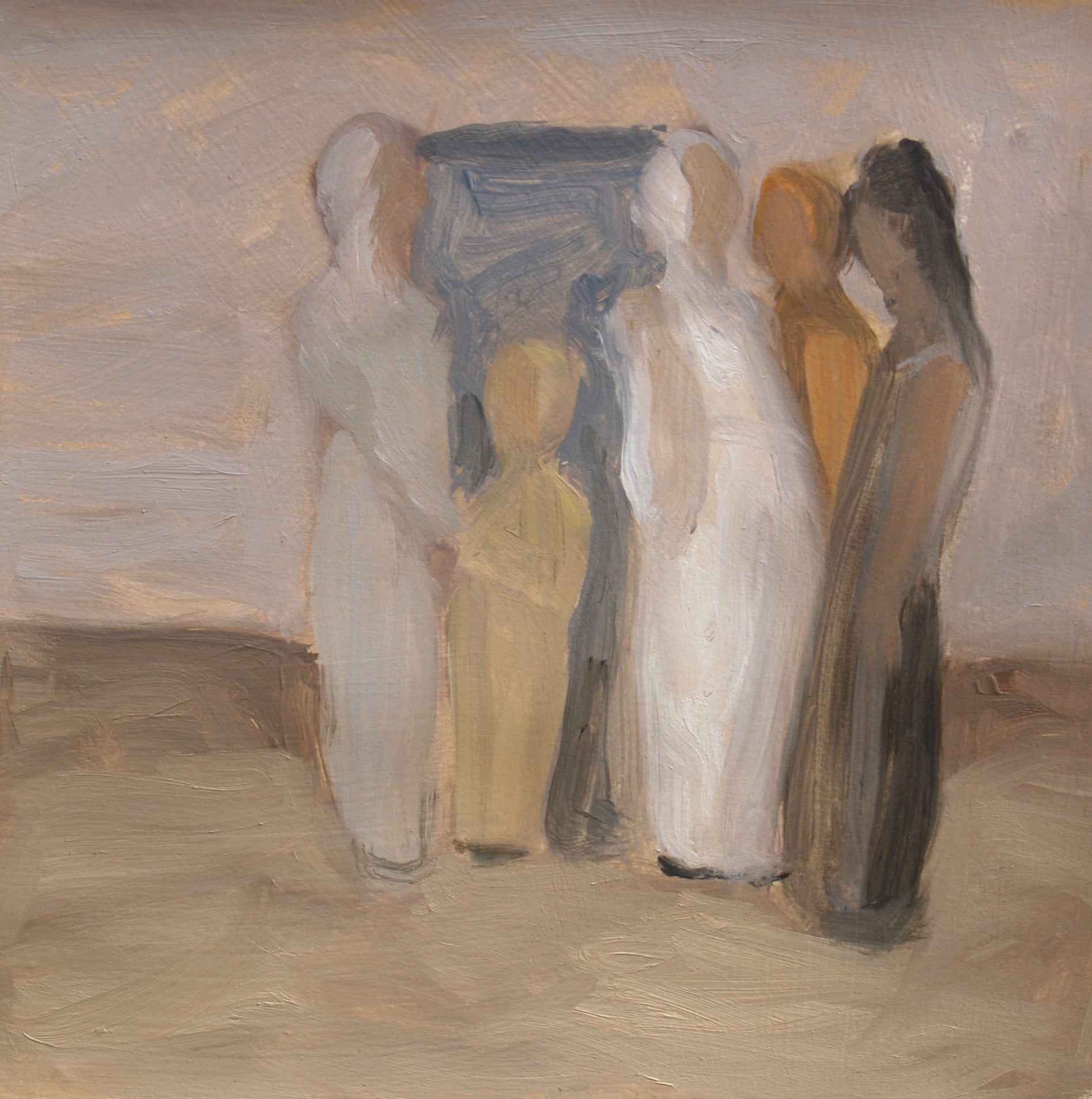 内心宁静表达主题 - 无题 - 人物聚合展现宁静氛围 