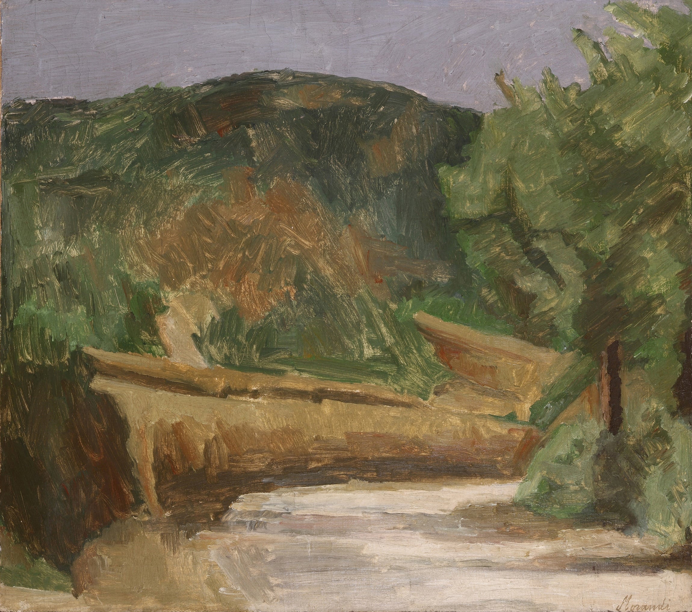 其他 - 未知名风景画 - 展现自然风景的笔触画面 