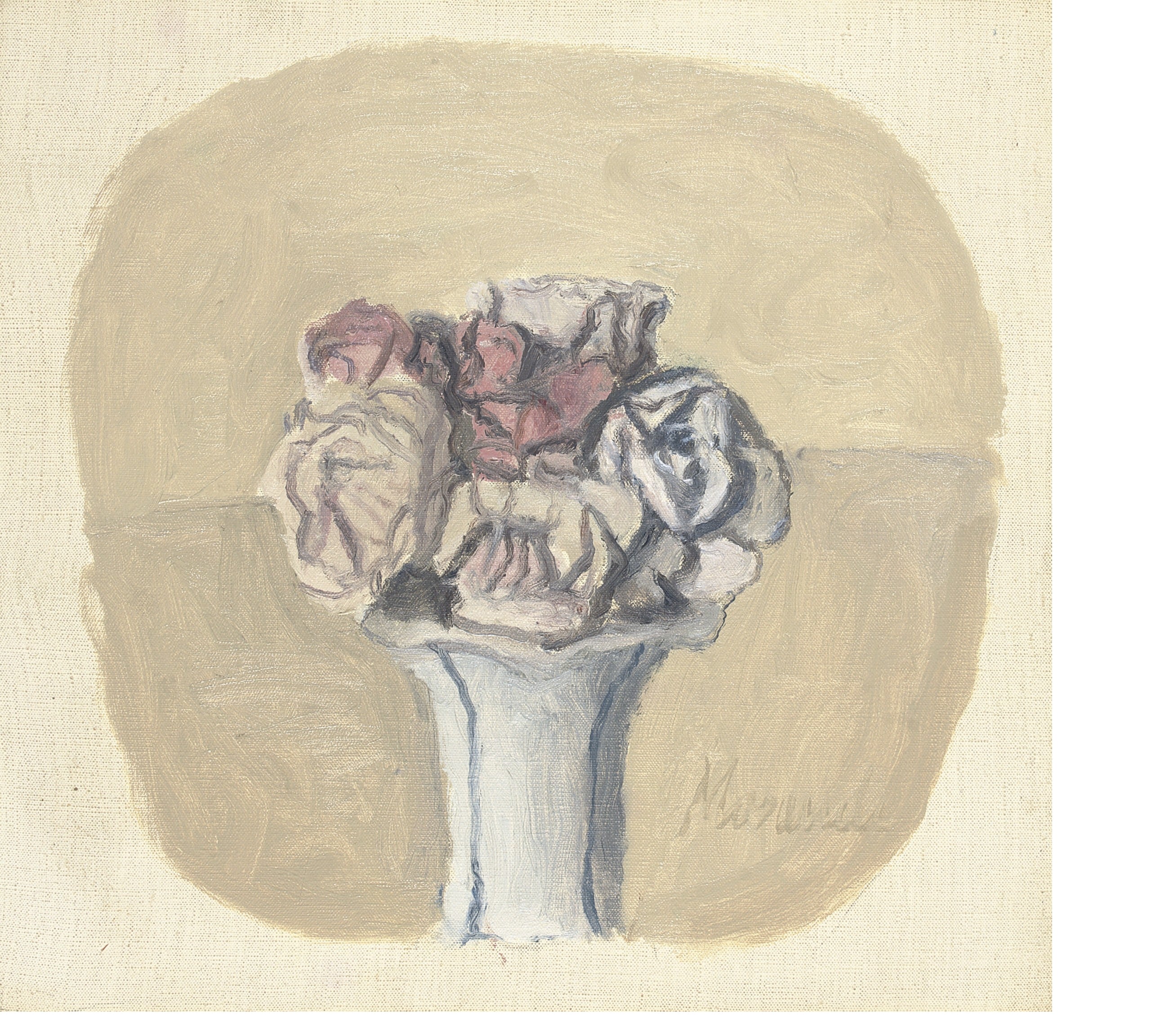 静物简约组合主题 - 花瓶中的花卉 - 简约花瓶搭配多彩花卉 