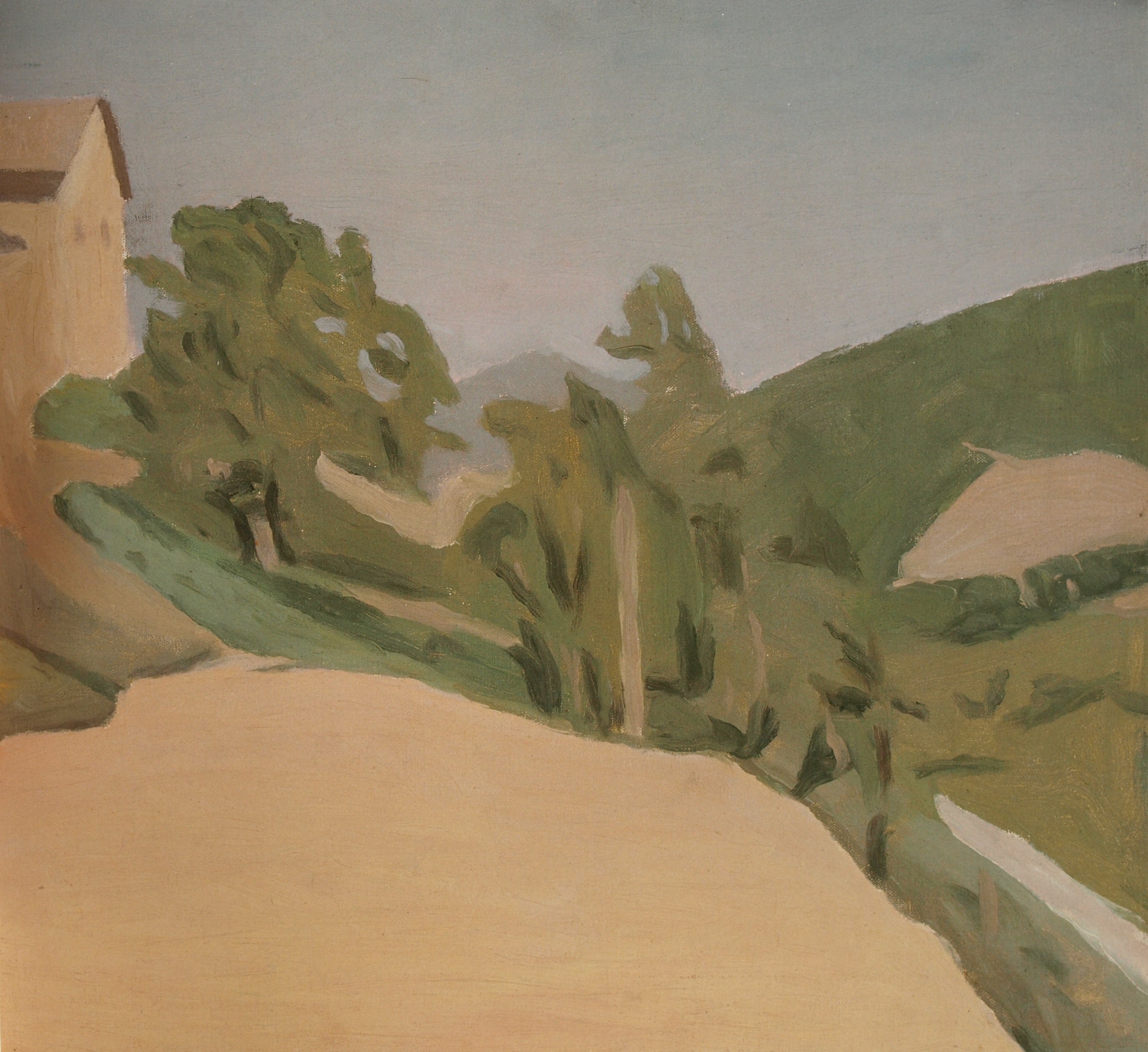 色彩柔和静谧主题 - 乡村景致 - 柔和色调绘乡村宁静景 