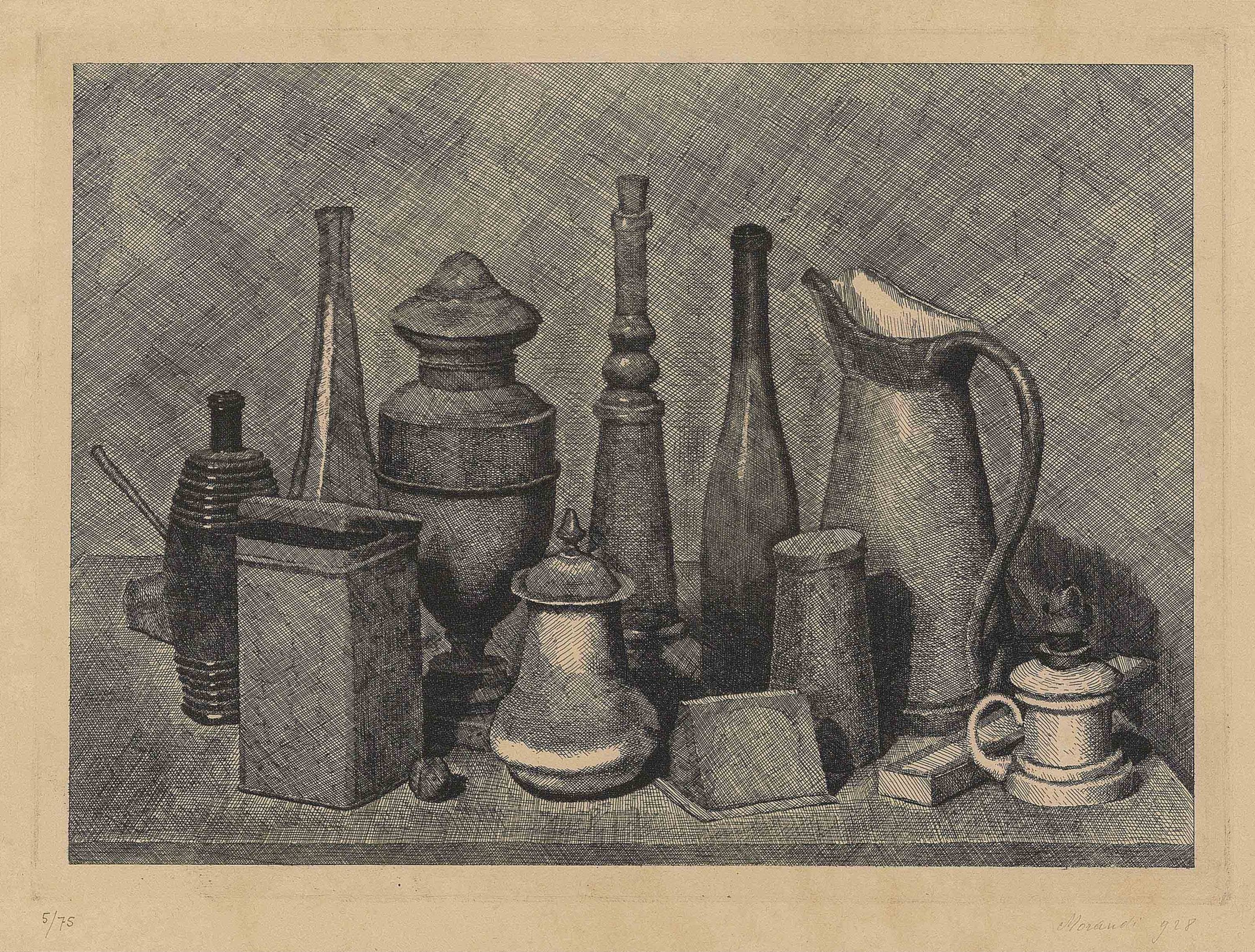 静物简约组合主题 - 静物瓶罐组合 - 多样瓶罐构成静物画面 