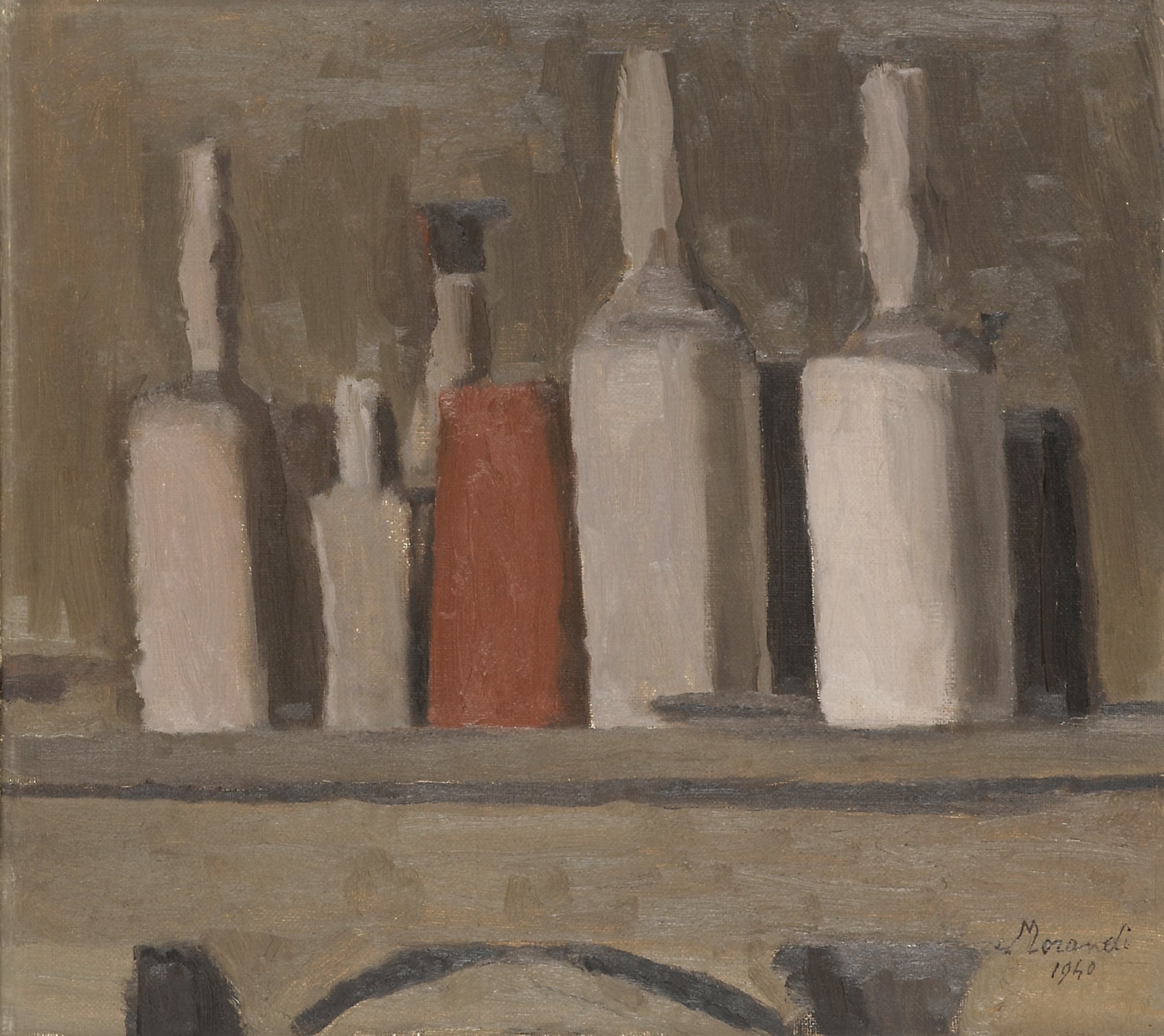 静物简约组合主题 - 瓶罐静物 - 瓶罐组合的简约静物画 