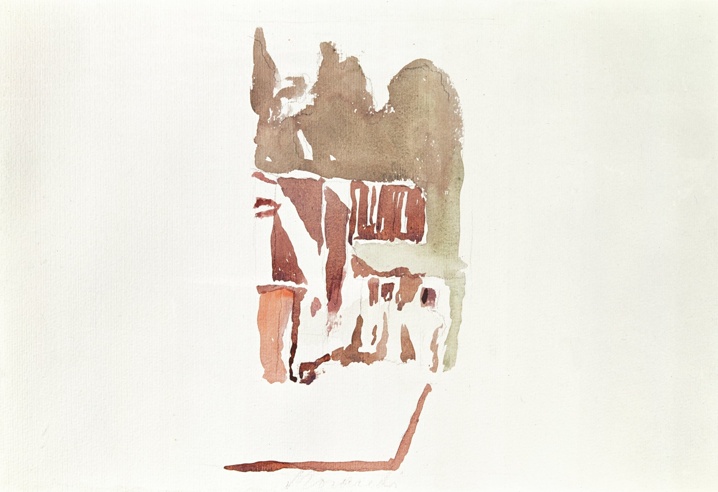 其他 - 抽象水彩作品 - 抽象水彩笔触艺术呈现 