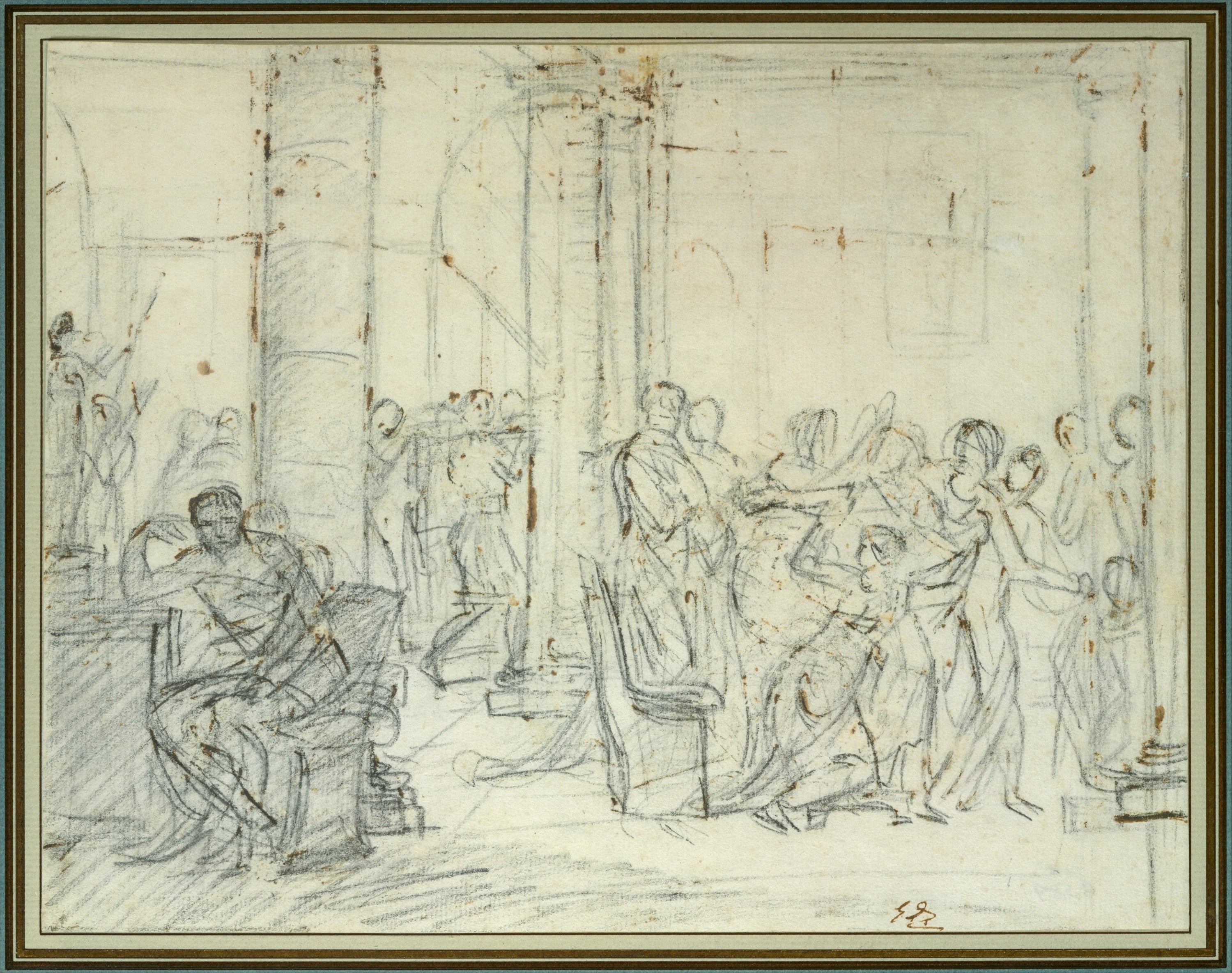 古代文化再现主题 - 无具体名字 - 展现古代场景人物活动 