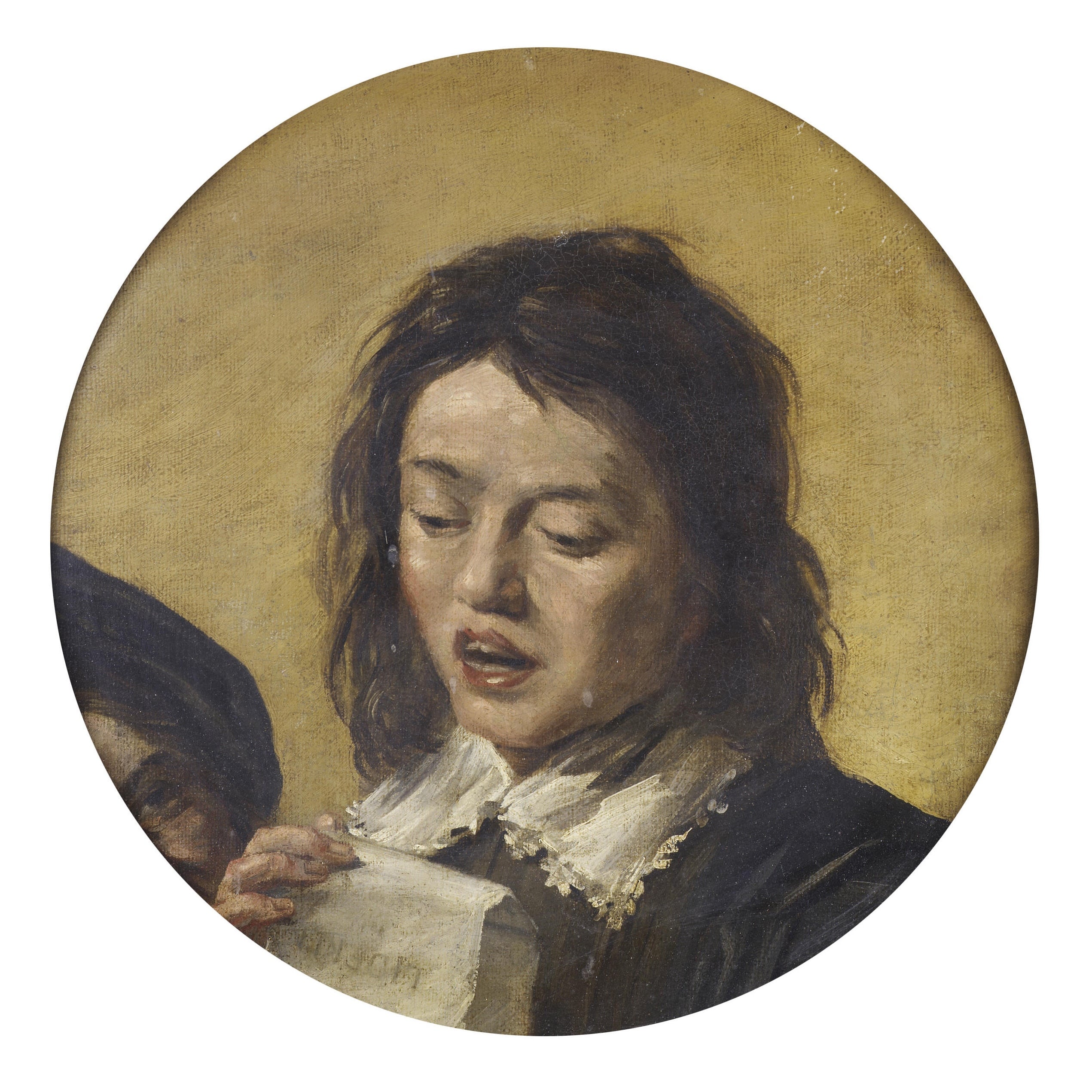 瞬间表情捕捉主题 - 读信的少年 - 少年读信时的专注神情 