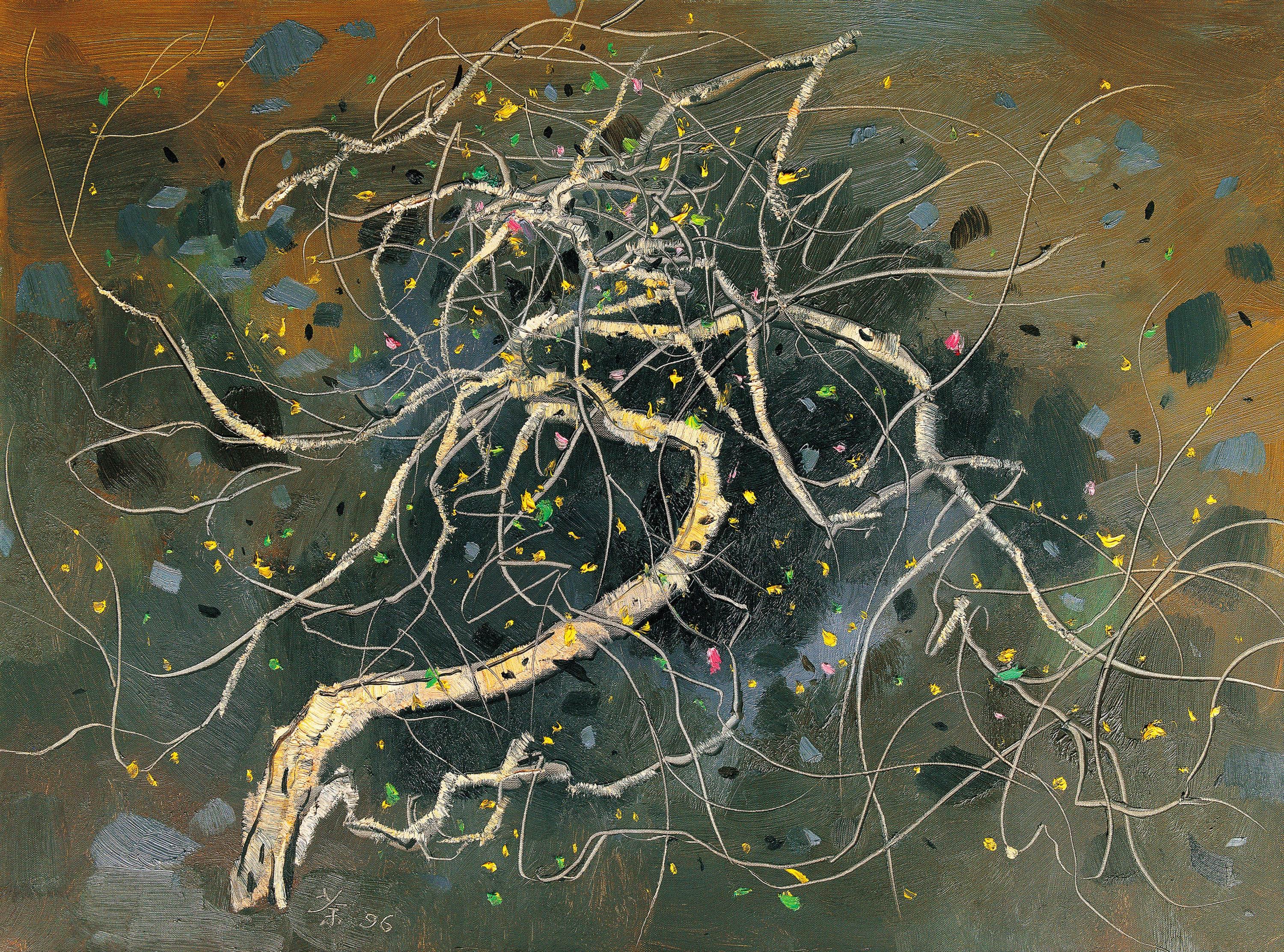 线条色彩交织主题 - 无 - 线条色彩交织展现意象 