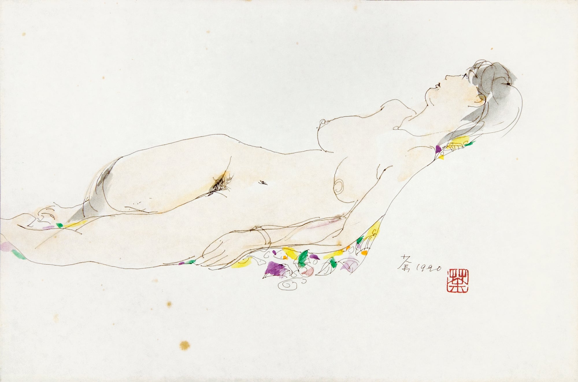 其他 - 无题 - 人体线条勾勒的画作 