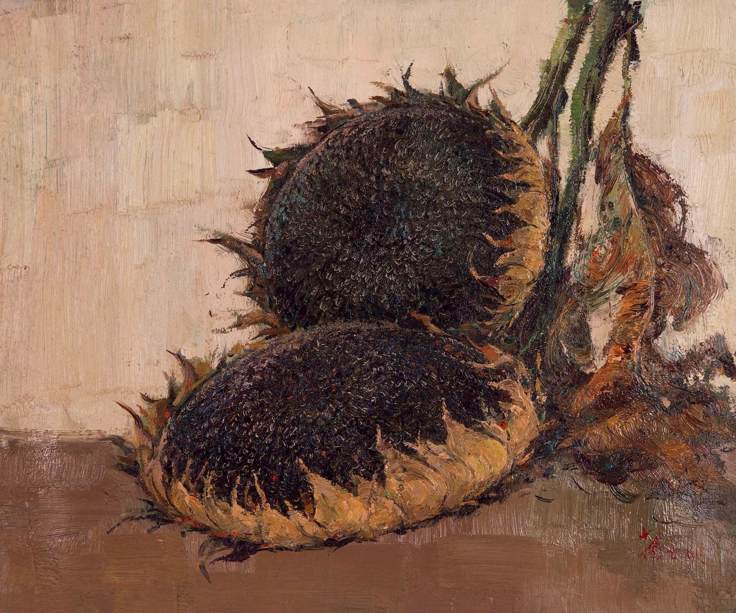 自然风景神韵主题 - 向日葵静物 - 展现向日葵的自然之态 