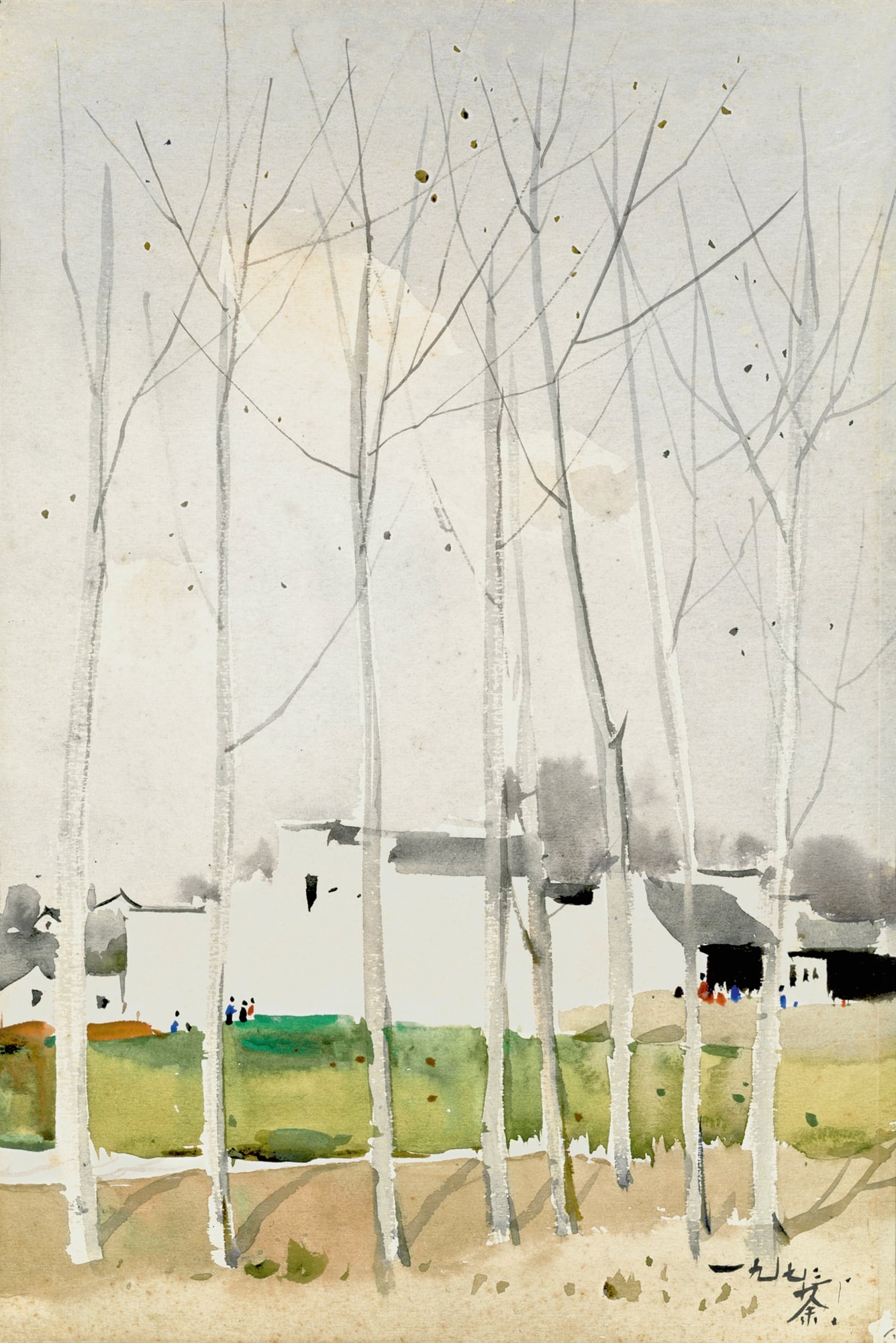 自然风景神韵主题 - 无题 - 展现树木田野乡村景致 