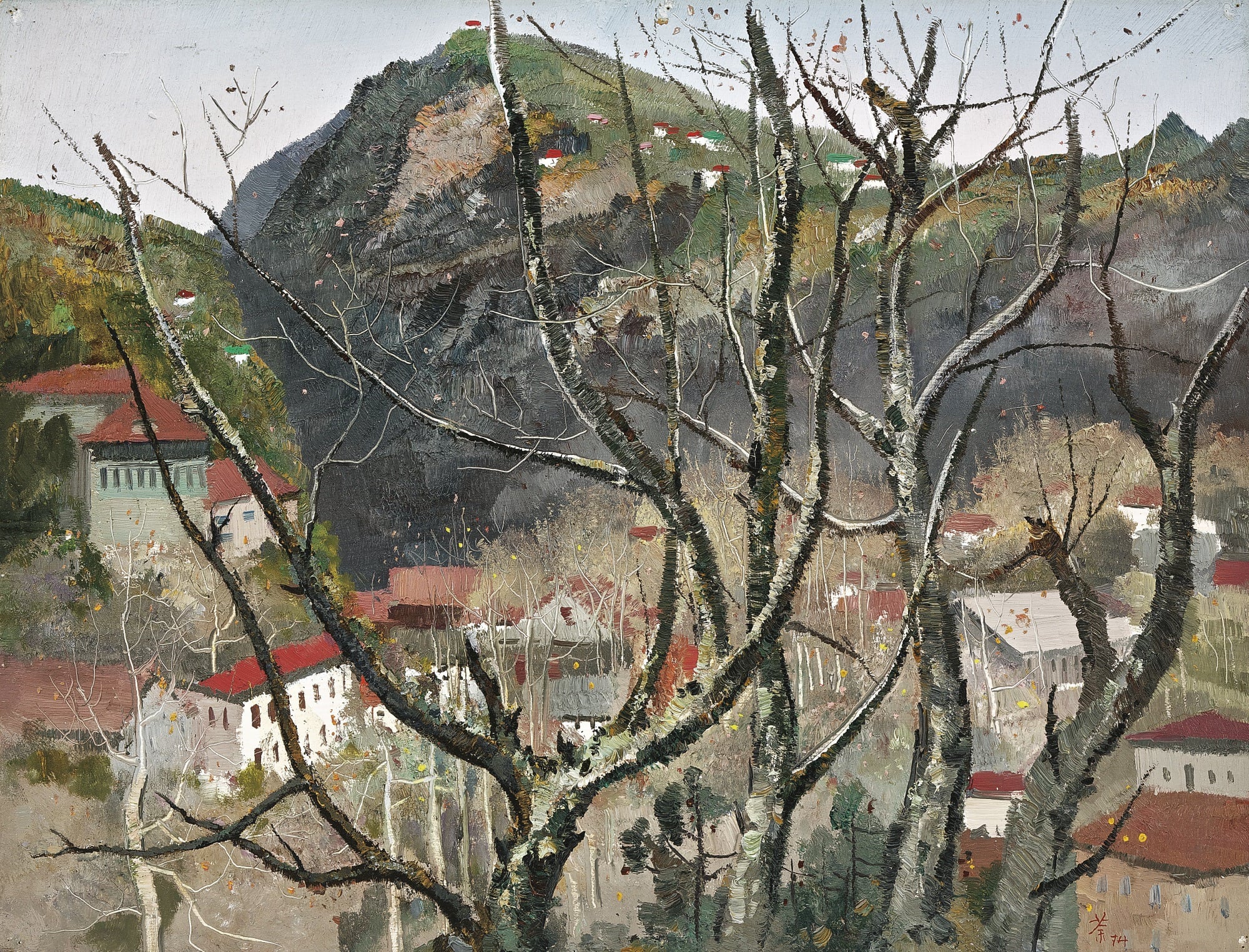 自然风景神韵主题 - 山村景致 - 展现山村自然之美风光 